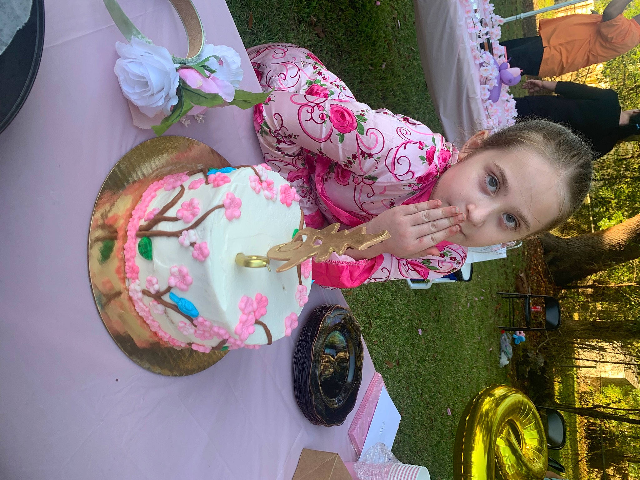 Evie joined the competition — help win amazing prizes! child, costume, cutlery, event, food, fun, grass, happy, kitchen_utensil, leisure, magenta, party_supply, person, pink, plant, smile, tableware, tire, toddler, toy
