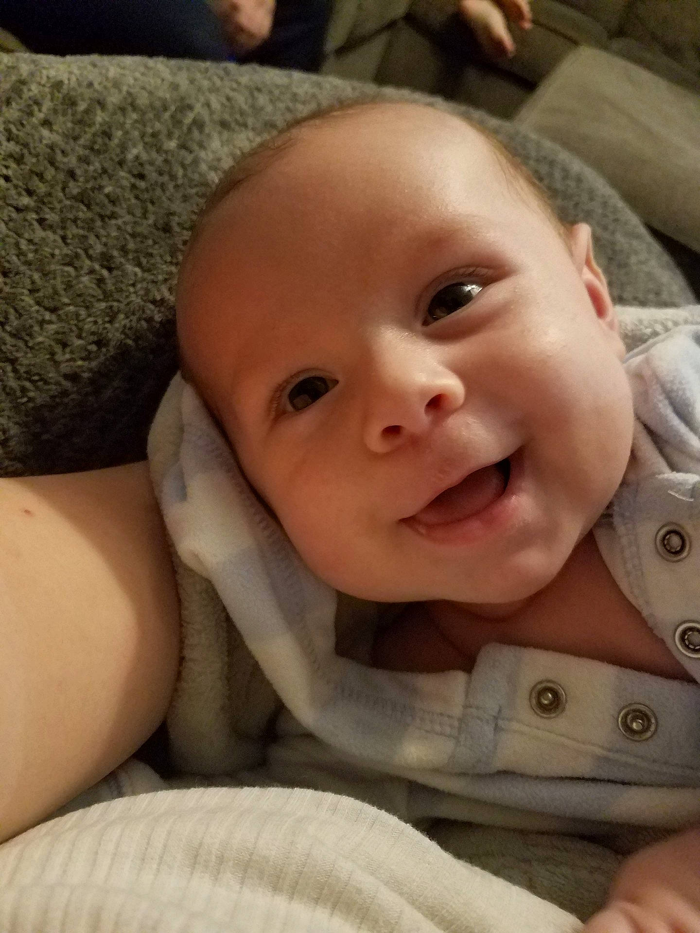 Rj is registered to the contest to win money with this photo: cheek, child, chin, ear, eyebrow, face, finger, forehead, hand, head, infant, lip, mouth, nose, person, product, skin, smile, thumb, toddler