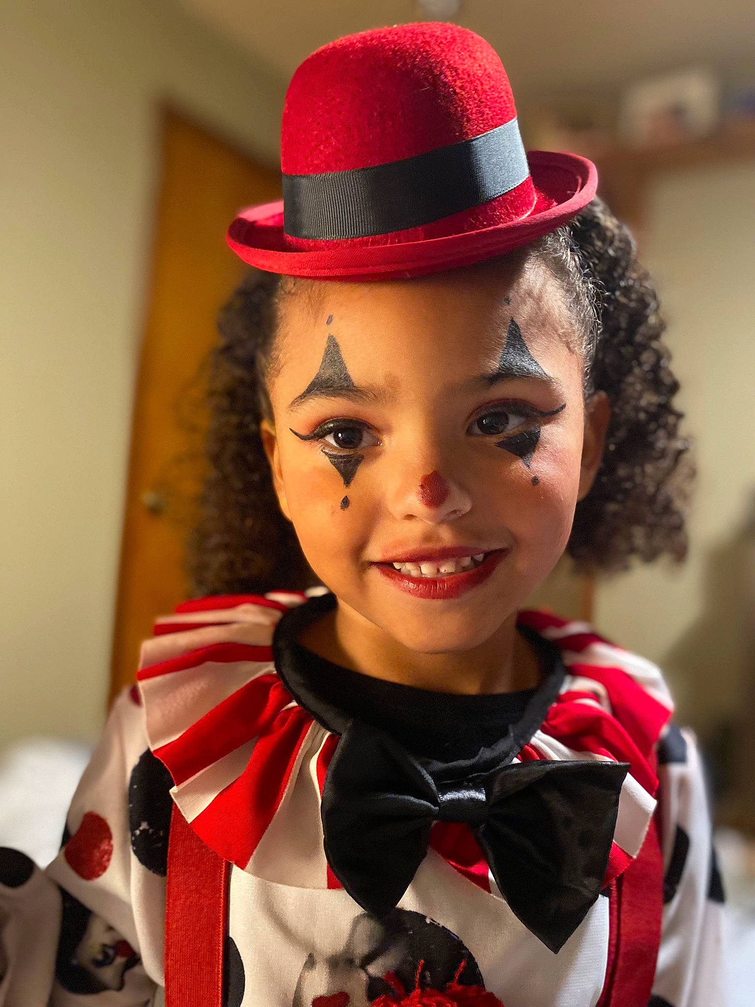 Gwendolyn joined the competition — help win amazing prizes! beauty, black_hair, chin, costume_hat, eyebrow, eyelash, fashion_design, glove, hairstyle, hat, headgear, joy, lip, lipstick, performing_arts, person, red, smile, sun_hat, toy