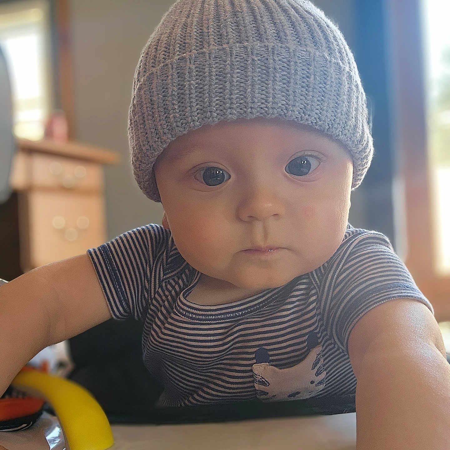 Jojo Rikole joined the competition — help win amazing prizes! baby, beanie, bodypart, bonnet, cap, clothing, face, finger, hand, hat, head, knitwear, person, photography, portrait, sweater