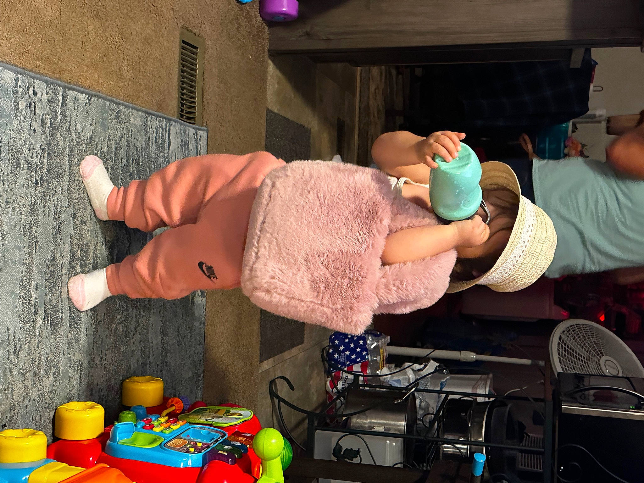 Amira joined the competition — help win amazing prizes! blue, child, entertainment, event, fun, leisure, party, person, plastic, play, product, room, t_shirt, tableware, toddler, toy