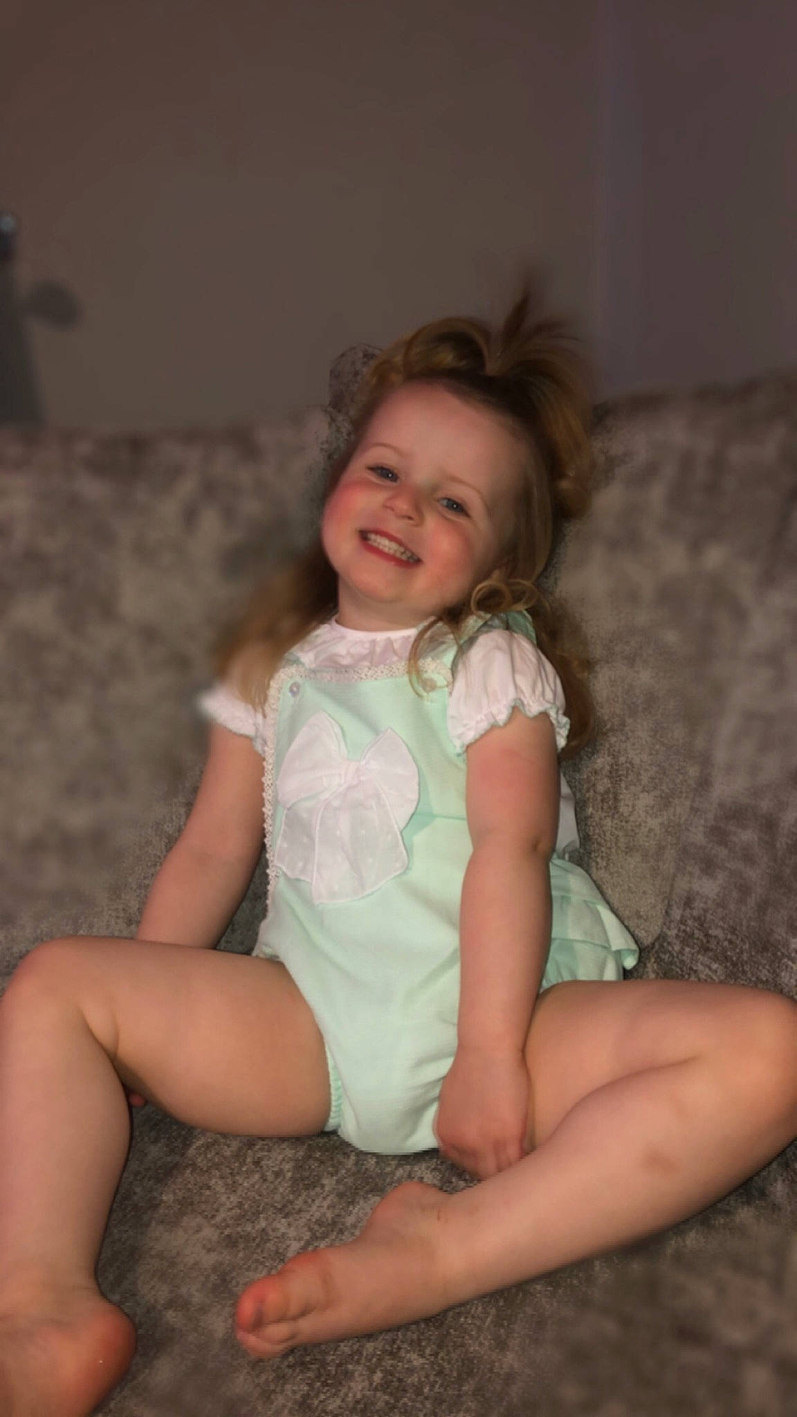 Olivia-rose joined the competition — help win amazing prizes! cheek, comfort, dress, facial_expression, finger, flash_photography, grass, hair, hairstyle, happy, human_body, iris, joy, knee, lap, leg, muscle, person, shorts, skin