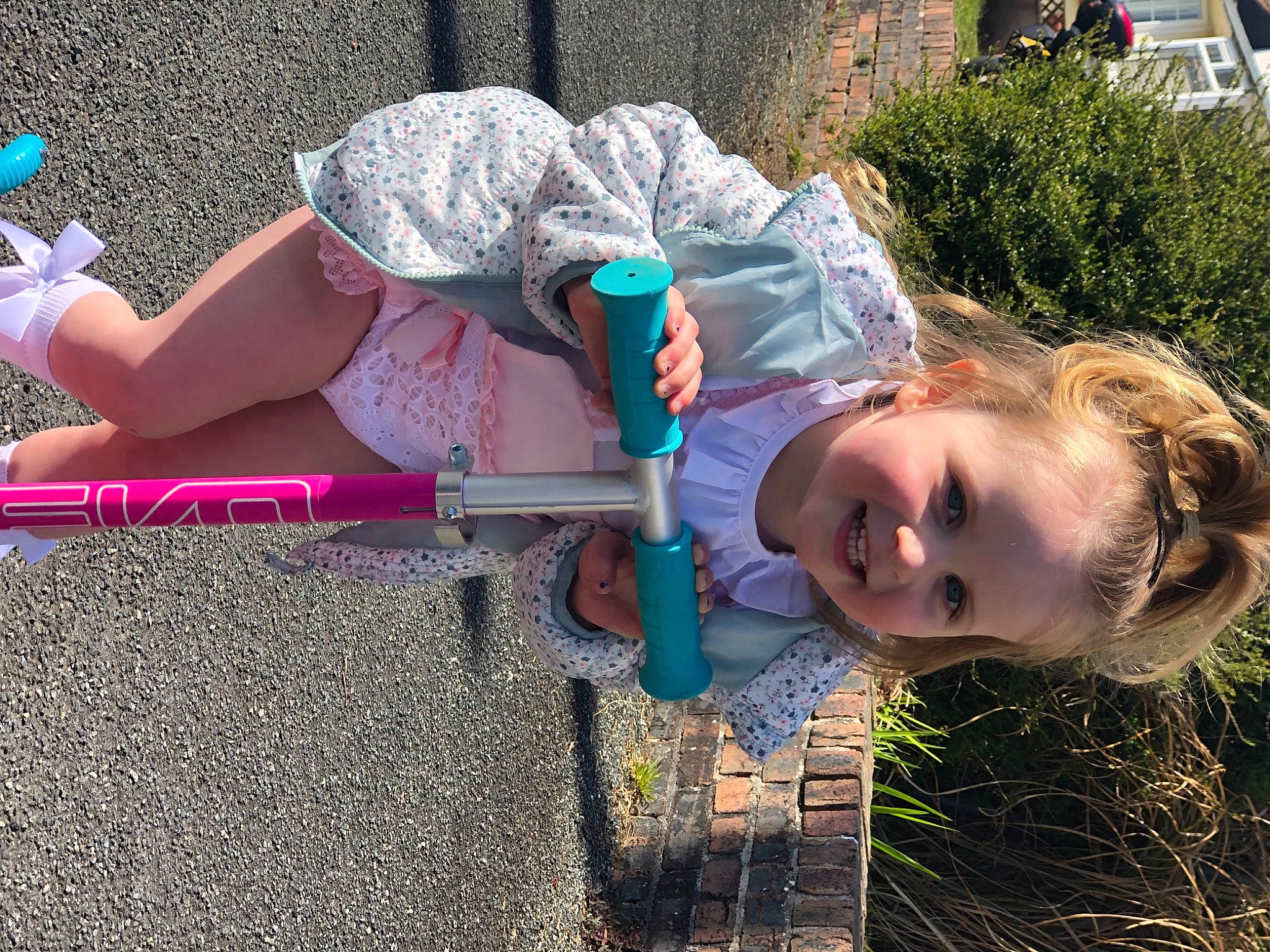 Olivia-rose is registered to the contest to win money with this photo: beauty, child, city, fun, grass, happy, human_leg, joy, leisure, people_in_nature, person, plant, play, public_space, recreation, smile, soil, spring, summer, thigh