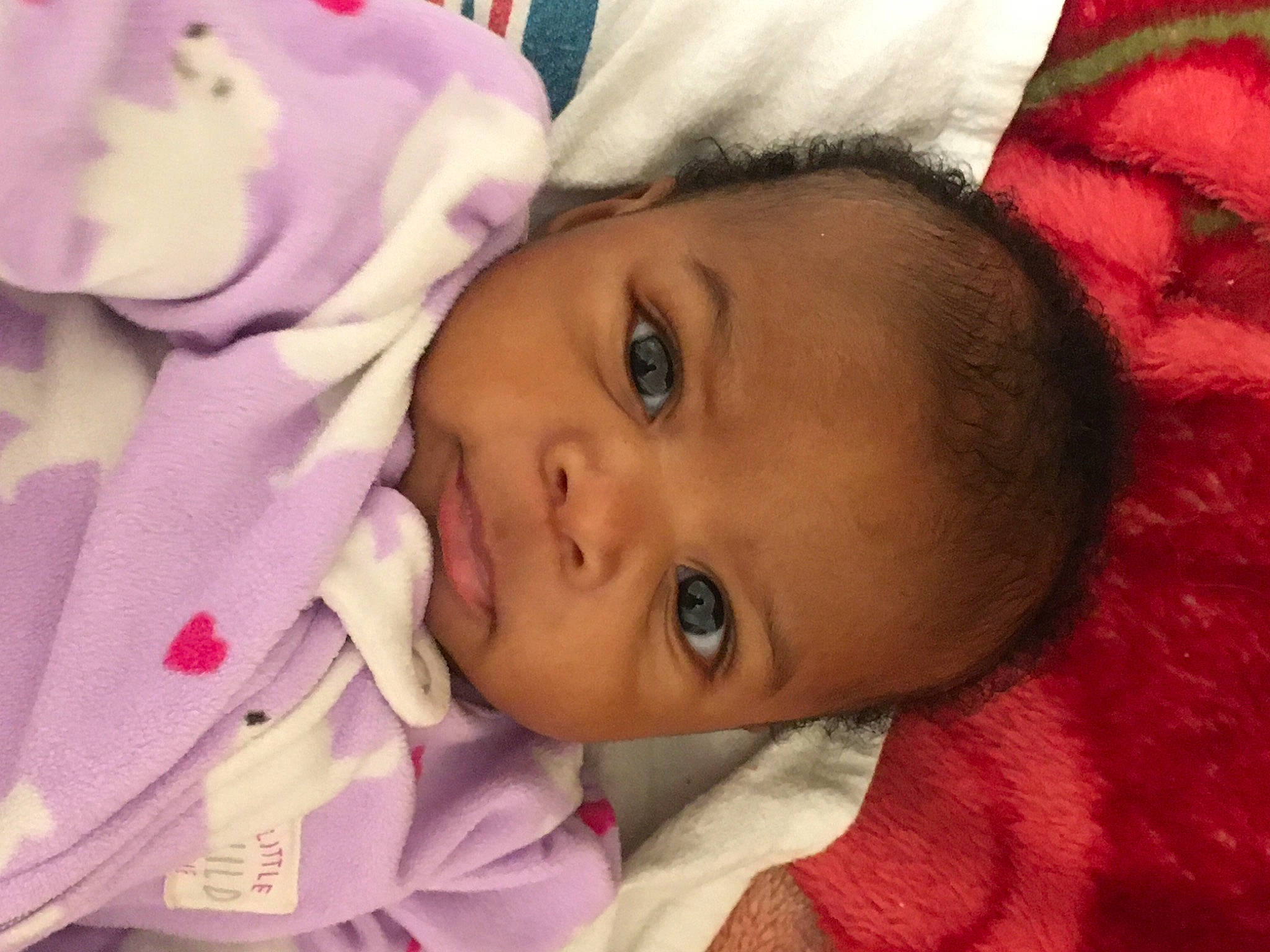 Za'Niyah joined the competition — help win amazing prizes! baby, baby_toddler_clothing, cheek, ear, eye, eyebrow, eyelash, face, forehead, happy, human_body, iris, lip, mouth, nose, person, pink, product, skin, smile
