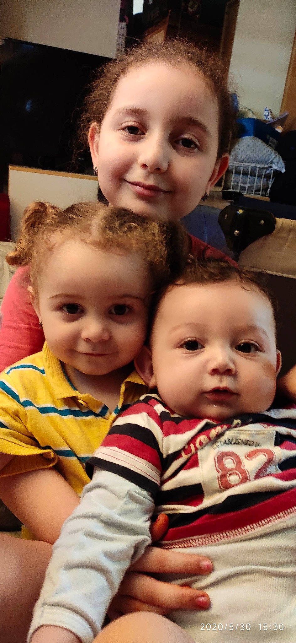 Alicia participe au concours pour gagner de l'argent avec cette photo : baby_toddler_clothing, cheek, child, ear, eye, eyelash, face, forehead, hair, hairstyle, happy, head, iris, joy, lip, mammal, mouth, nose, people, person