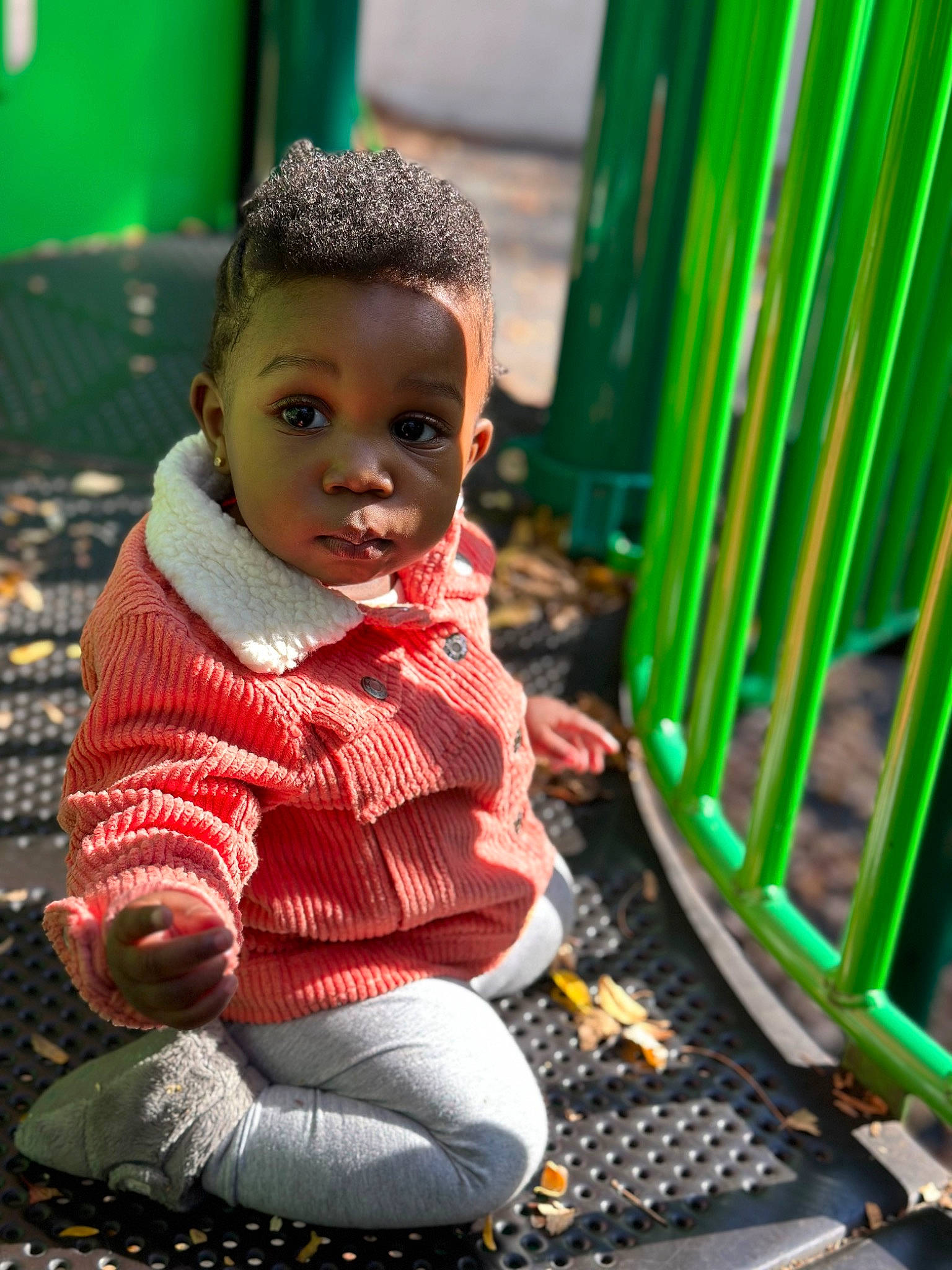 Treasure joined the competition — help win amazing prizes! baby, baby_toddler_clothing, black_hair, child, city, flooring, fun, grass, green, happy, human_settlement, leisure, pattern, person, play, portrait_photography, sitting, skin, soil, toddler