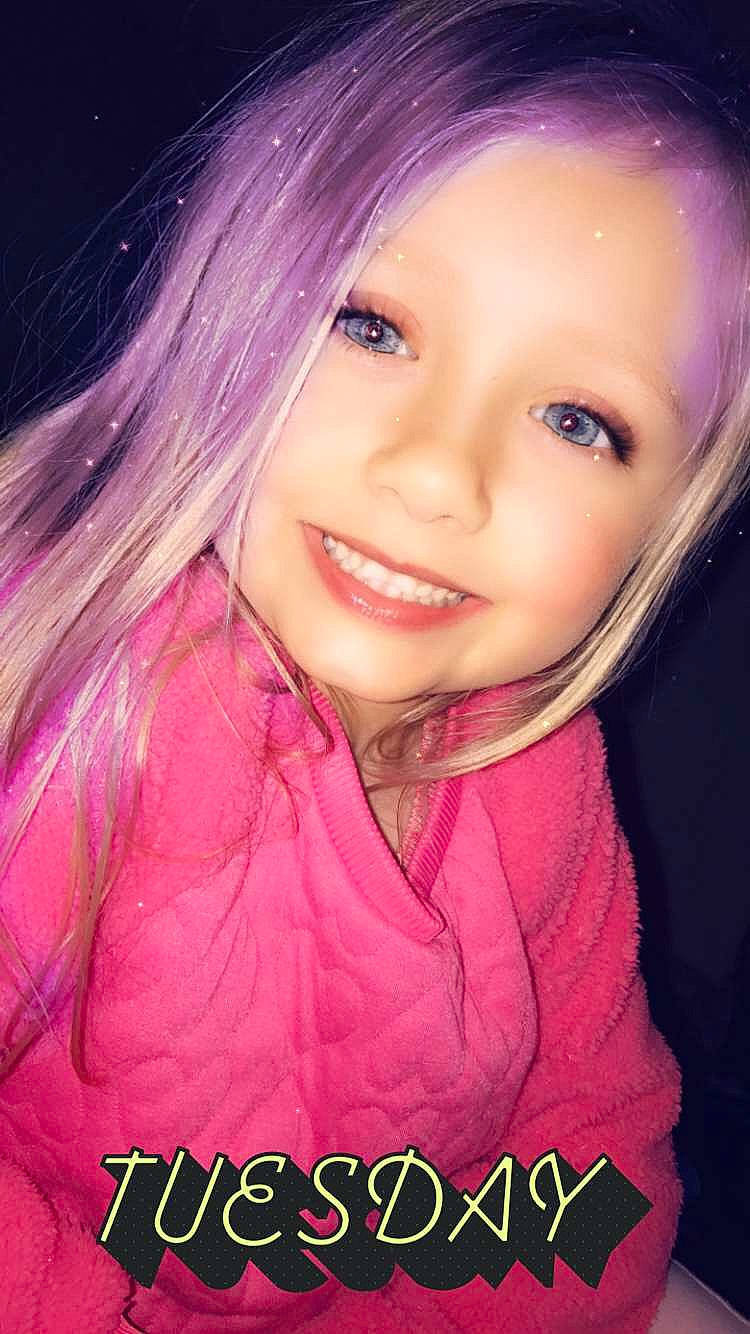Aleah Ryan joined the competition — help win amazing prizes! beauty, black_hair, blond, cheek, chin, cool, eye, eyebrow, face, forehead, hair, hair_coloring, hairstyle, head, joy, lip, nose, person, pink, purple