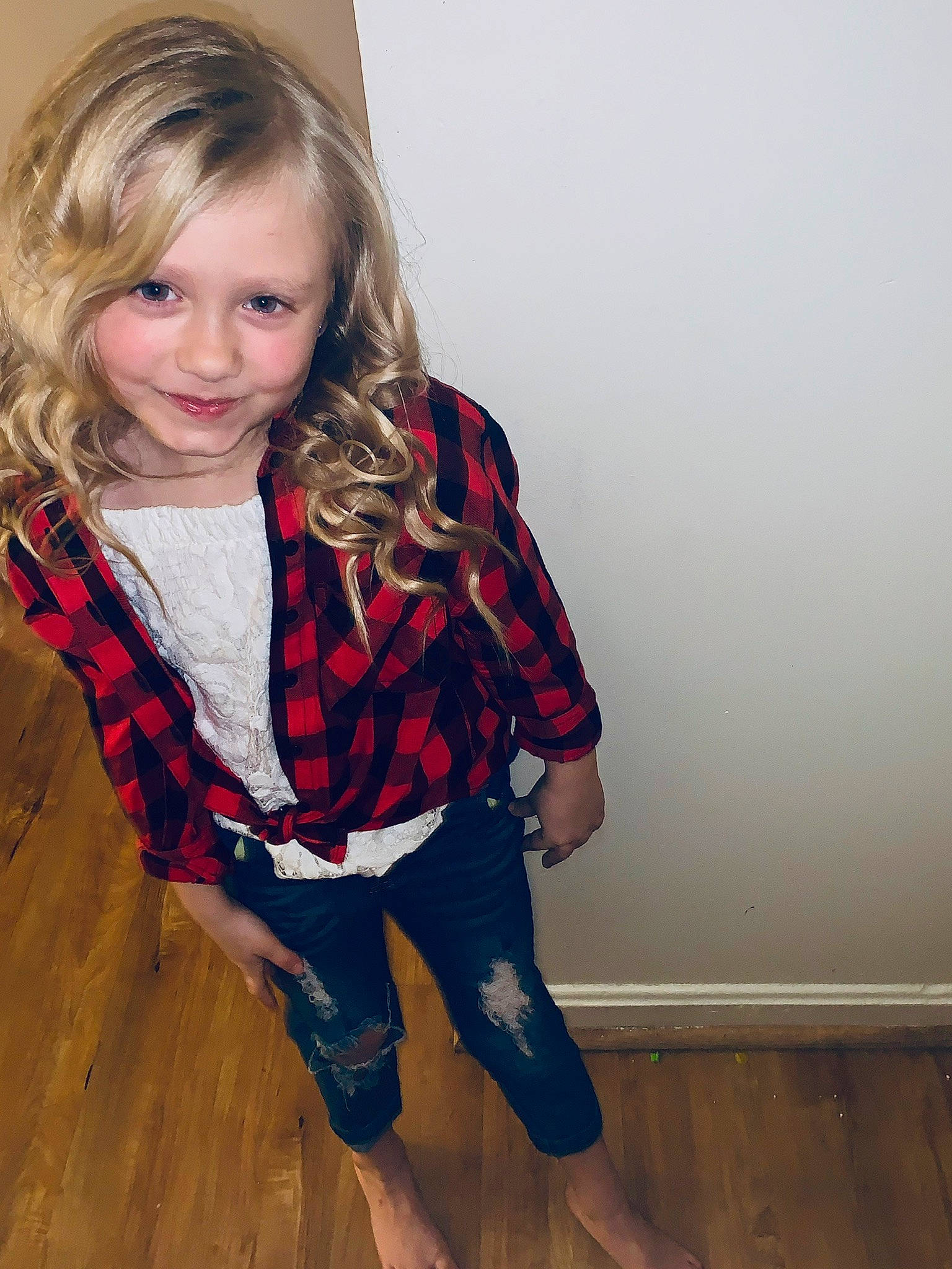Aleah Ryan joined the competition — help win amazing prizes! blond, brown_hair, cheek, child, child_model, floor, flooring, hair, hardwood, joint, joy, leg, long_hair, neck, outerwear, person, sitting, sleeve, smile, standing
