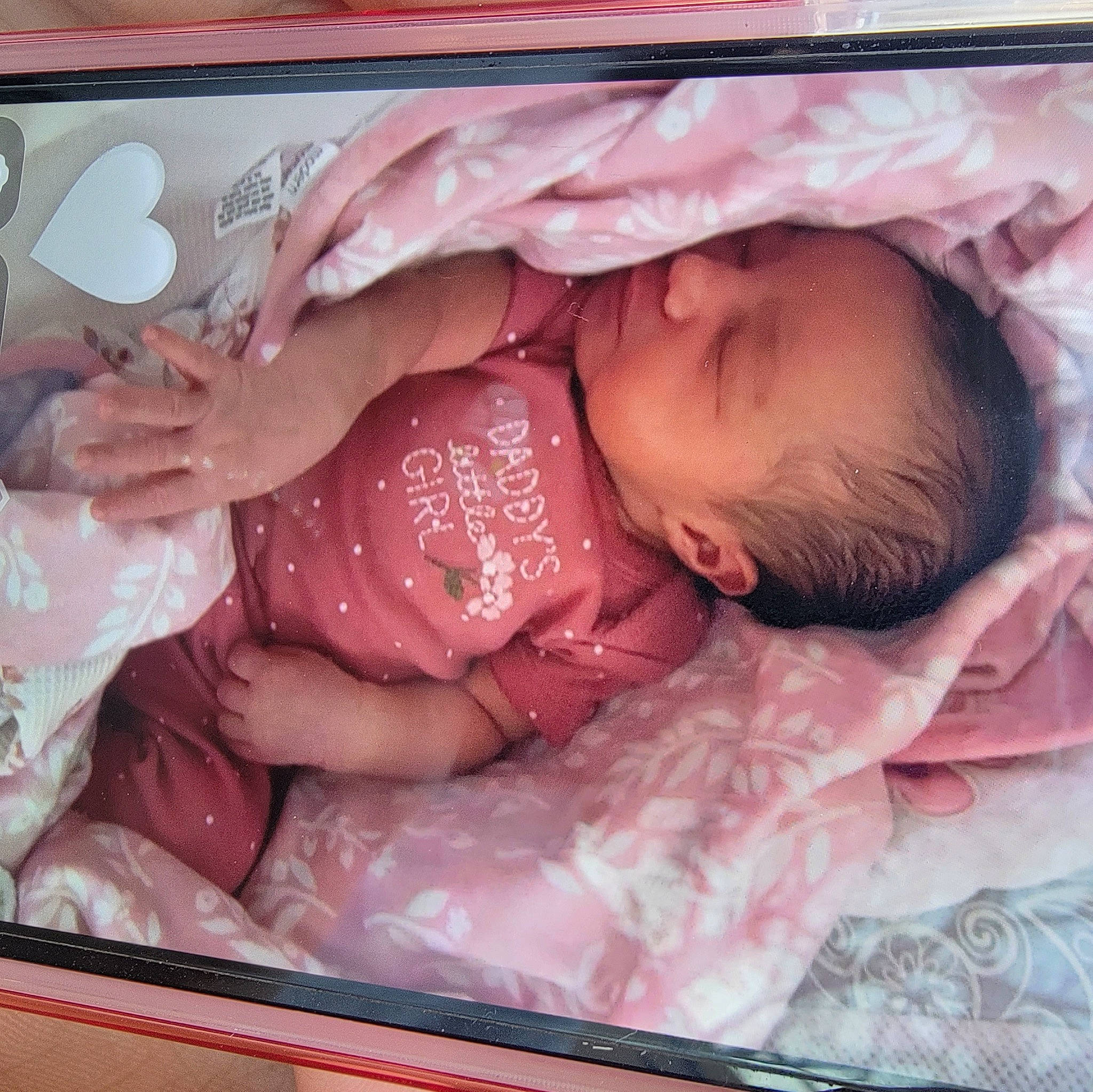 Journee Mae joined the competition — help win amazing prizes! baby, baby_products, baby_safety, baby_sleeping, baby_toddler_clothing, bed, bedtime, cheek, child, comfort, hand, infant_bed, iris, linens, person, pink, product, room, skin, textile