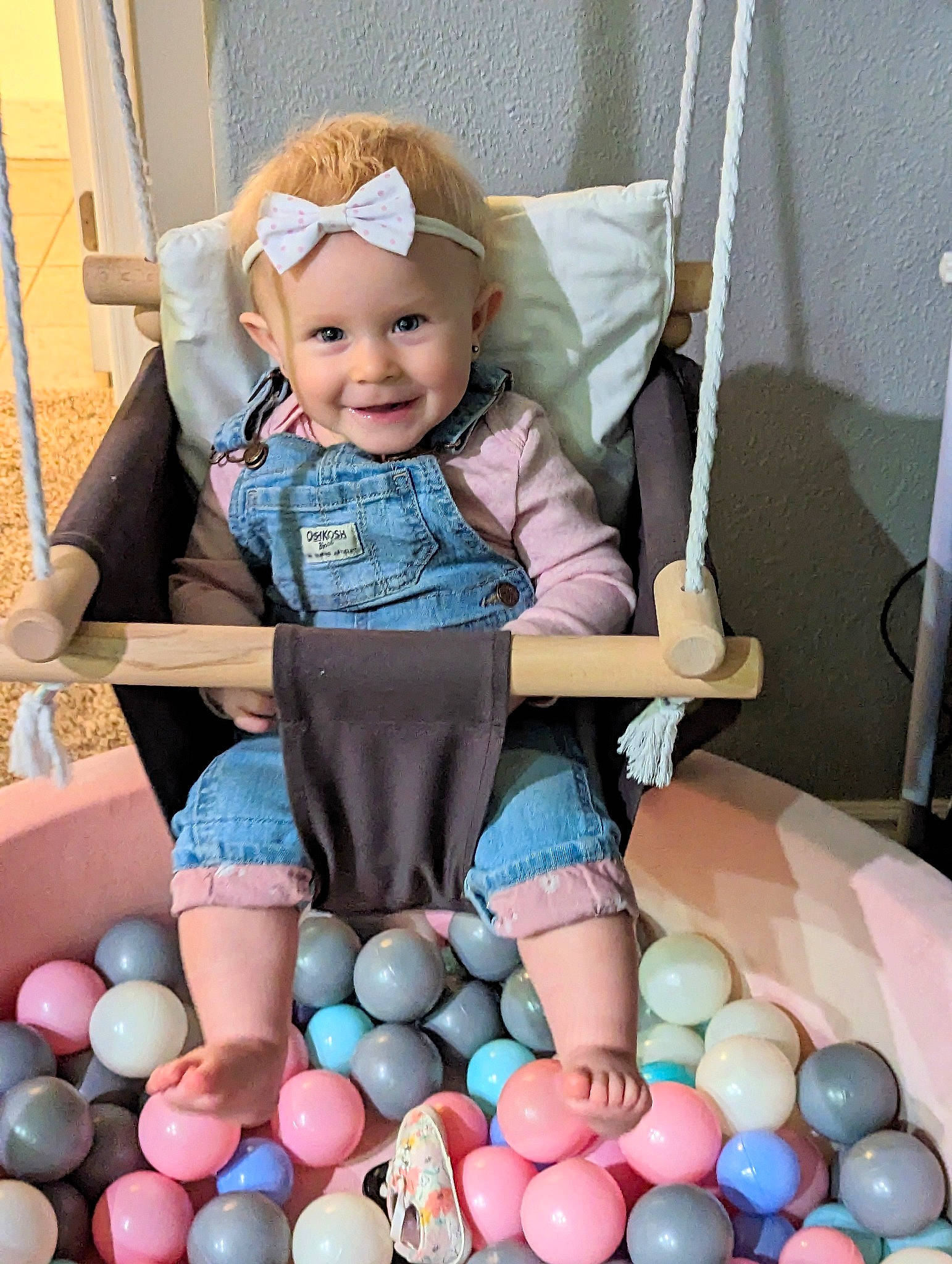 Emmalyn is registered to the contest to win money with this photo: baby, baby_toddler_clothing, beauty, child, comfort, easter, event, fun, happy, headwear, joy, leisure, people, person, photograph, product, room, sitting, smile, snapshot