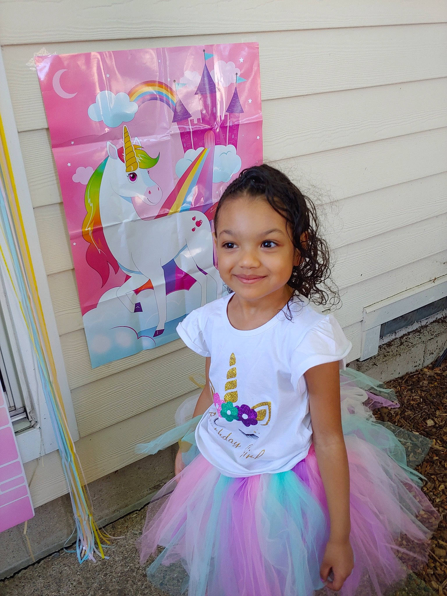 Annalisa joined the competition — help win amazing prizes! art, baby_toddler_clothing, child, door, event, fun, happy, joy, magenta, party, party_supply, pattern, person, pink, play, purple, smile, t_shirt, textile, toddler