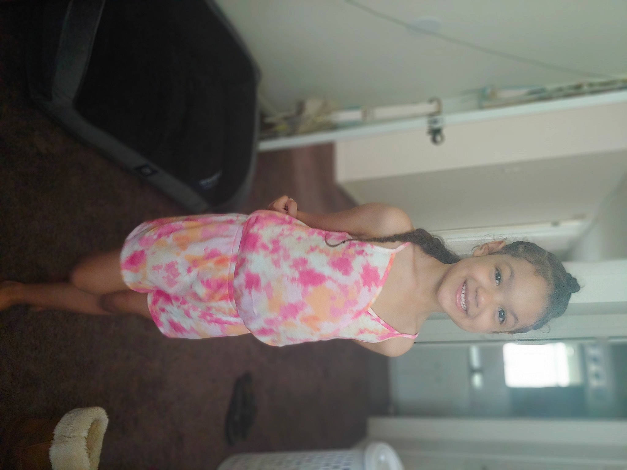 Annalisa joined the competition — help win amazing prizes! baby_toddler_clothing, ceiling, child, comfort, elbow, flooring, fun, human_leg, joy, knee, mouth, person, room, smile, sock, thigh, toddler, vacation