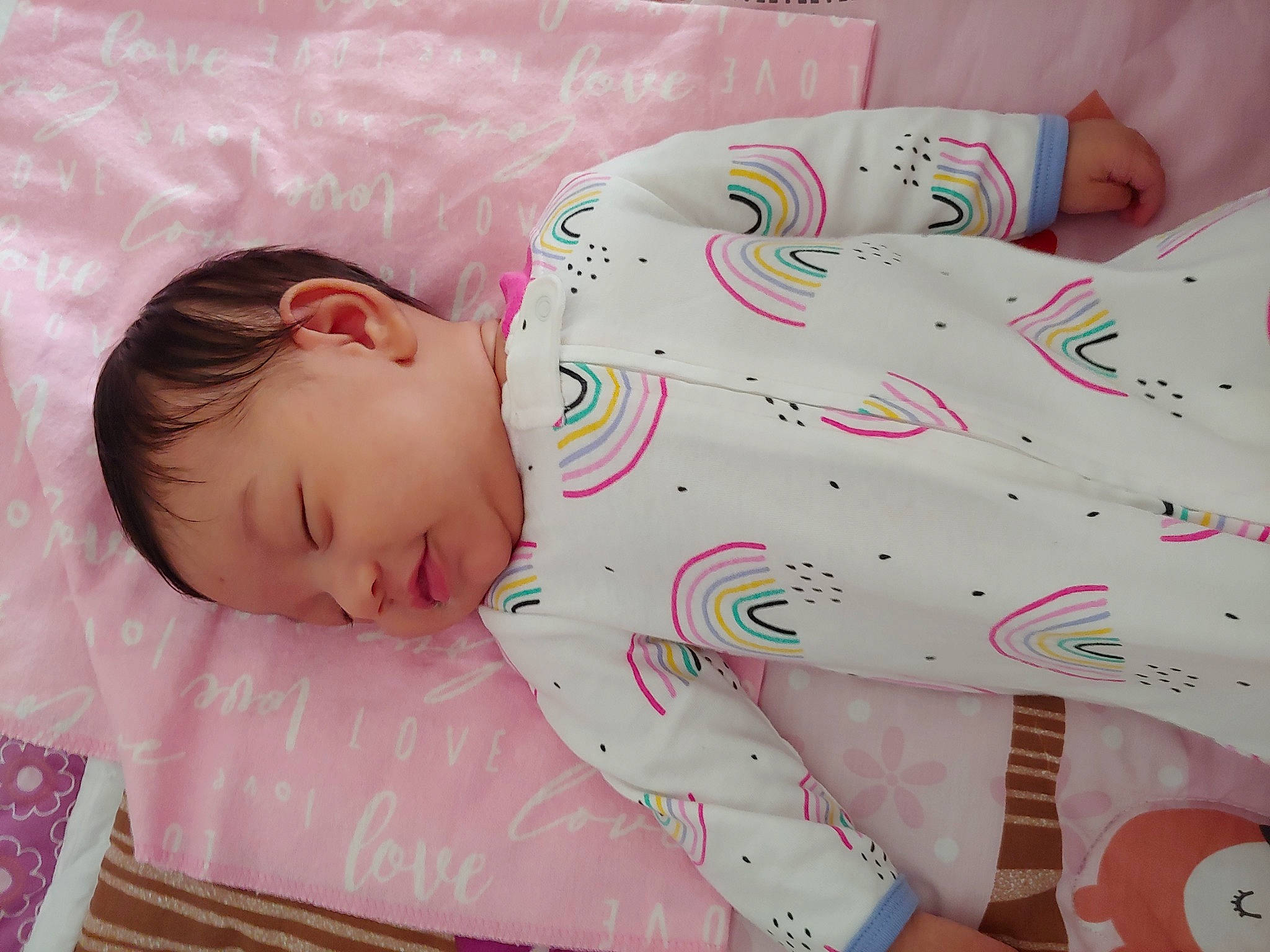 Malina joined the competition — help win amazing prizes! baby, baby_products, baby_toddler_clothing, bedding, bedtime, cheek, child, comfort, face, human_body, linens, mammal, nap, pattern, person, pink, product, skin, sleep, sleeve