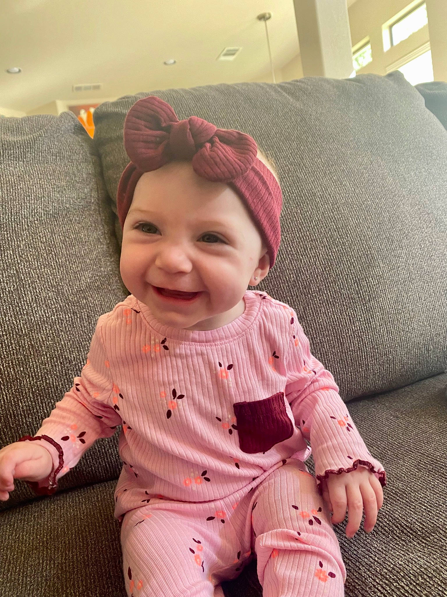 Charley joined the competition — help win amazing prizes! baby, baby_toddler_clothing, cap, cheek, child, comfort, cool, eye, face, flooring, fun, happy, head, joy, mouth, pattern, person, skin, sleeve, smile