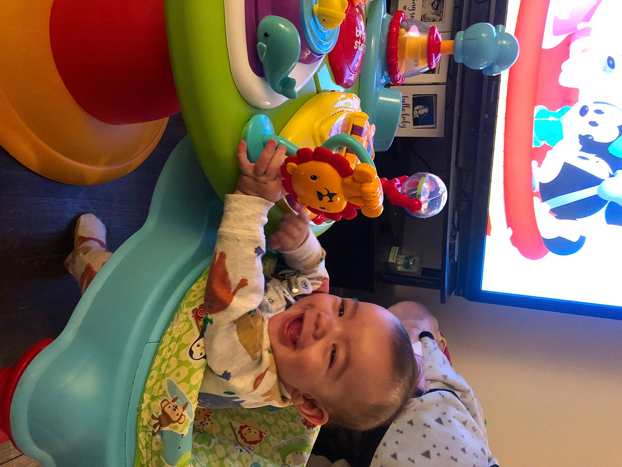 Cassius is registered to the contest to win money with this photo: animated_cartoon, animation, art, cartoon, child, event, fun, happy, joy, leisure, organ, party_supply, people, person, recreation, room, smile, snapshot, toddler, visual_arts