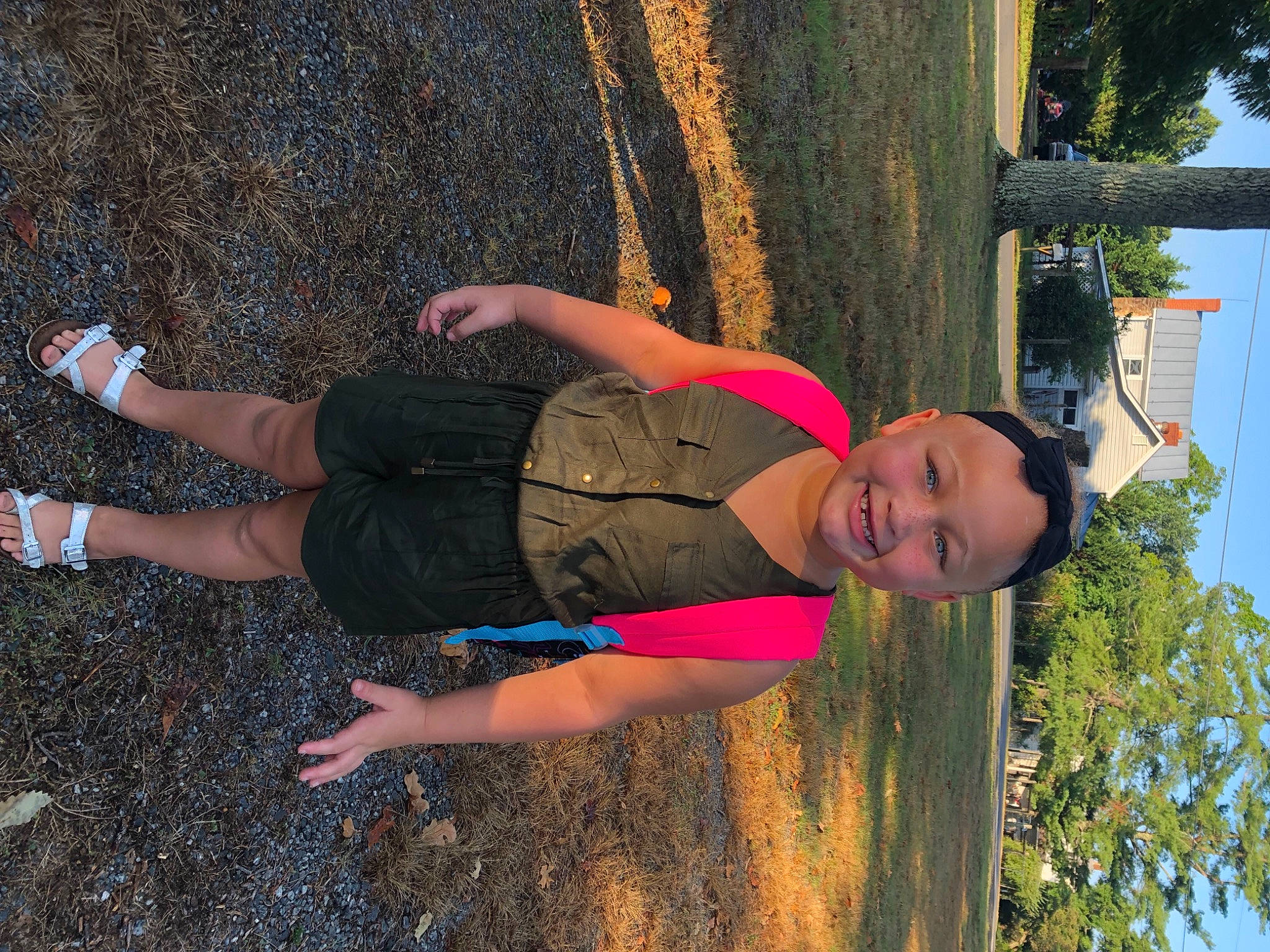 Nariyah is registered to the contest to win money with this photo: denim, electric_blue, fun, grass, happy, human_leg, joy, knee, leisure, nature, people_in_nature, person, plant, recreation, shadow, sky, t_shirt, thigh, tints_and_shades, tree