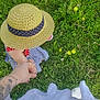 Freyja joined the competition — help win amazing prizes! child, straw_hat, hand_holding, grass, dandelion, greenery, outdoor, dress, polka_dots, adult_hand, nature, summer, sunny, footwear, patterned_clothing, person, holding_hands, walking, casual, playful