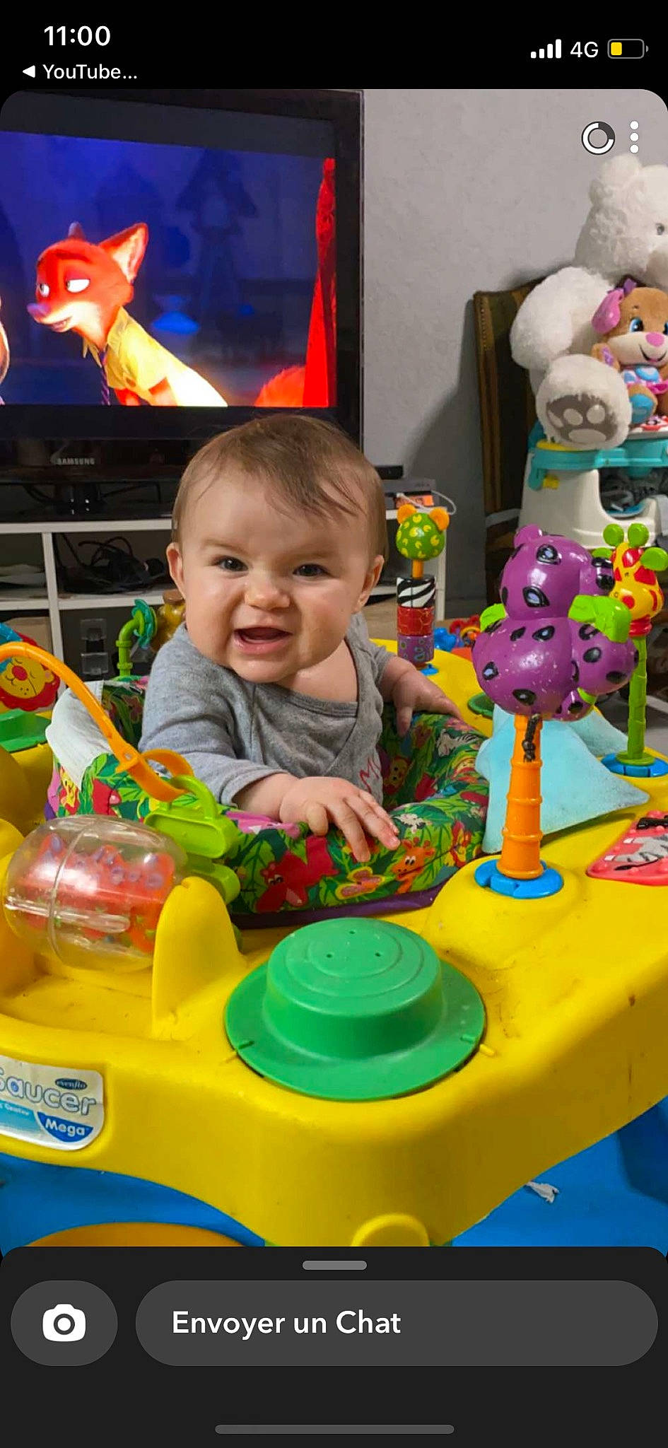 Lydia a rejoint le concours — aidez-le/la à gagner de superbes lots ! baby, baby_playing_with_toys, baby_toys, child, event, fun, green, happy, leisure, person, plastic, play, recreation, riding_toy, room, smile, snapshot, toddler, toy, toy_vehicle