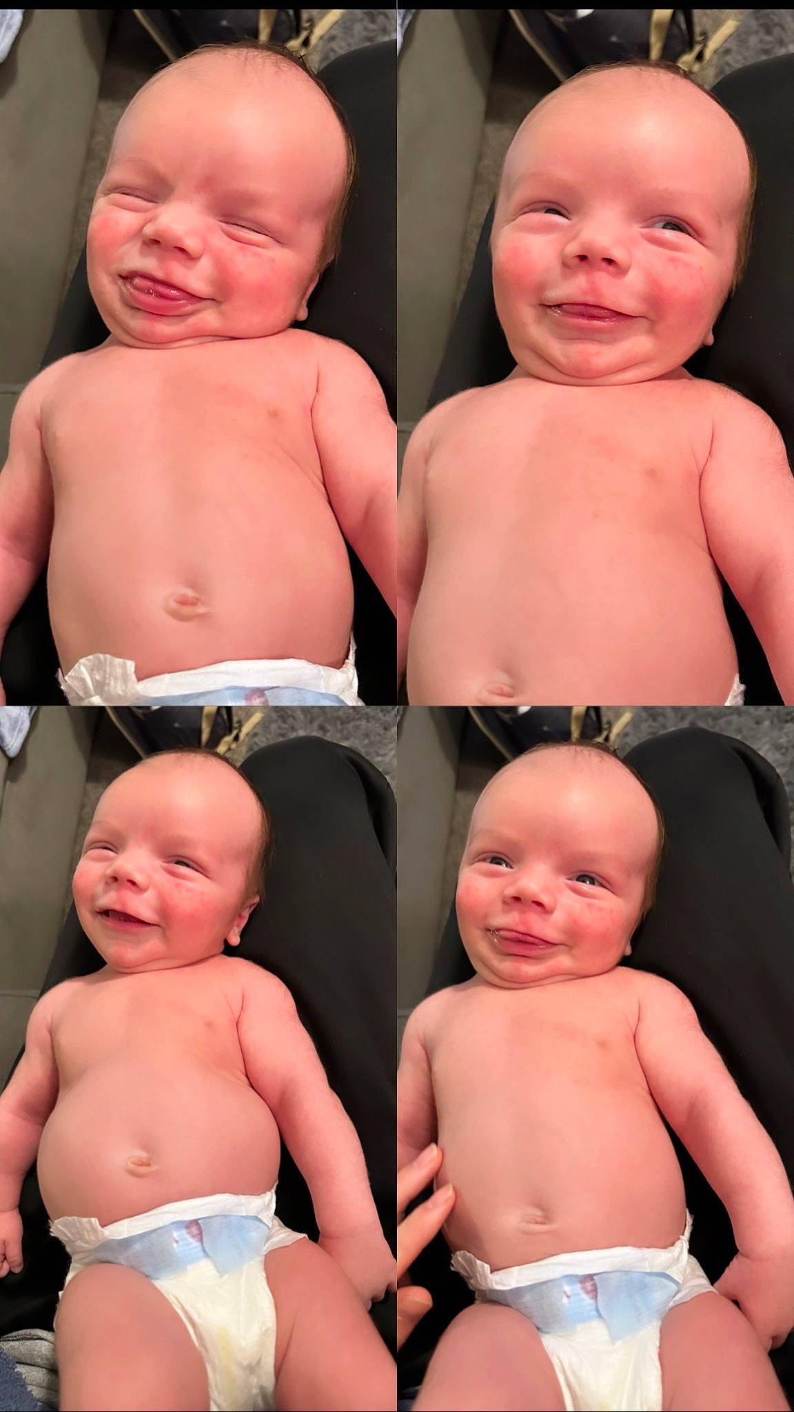 Hayes is registered to the contest to win money with this photo: arm, blue, cheek, chin, eye, eyebrow, face, facial_expression, hairstyle, hand, head, joy, leg, mouth, muscle, nose, organ, person, photograph, skin