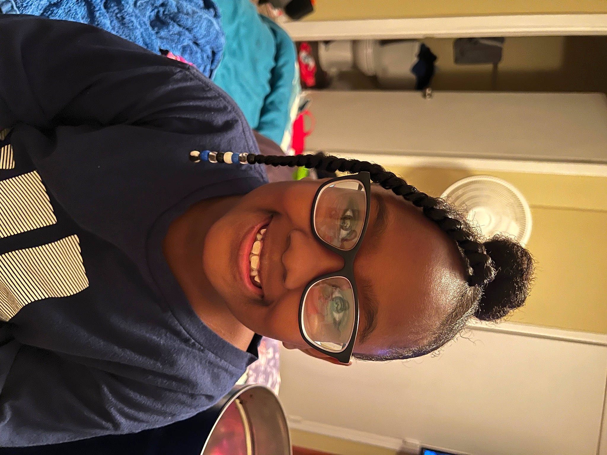 Phoenix joined the competition — help win amazing prizes! audio_equipment, cool, event, eyewear, facial_hair, fashion_accessory, fun, glasses, happy, hat, jaw, joy, laugh, mechanical_fan, person, personal_protective_equipment, smile, vision_care, wrist