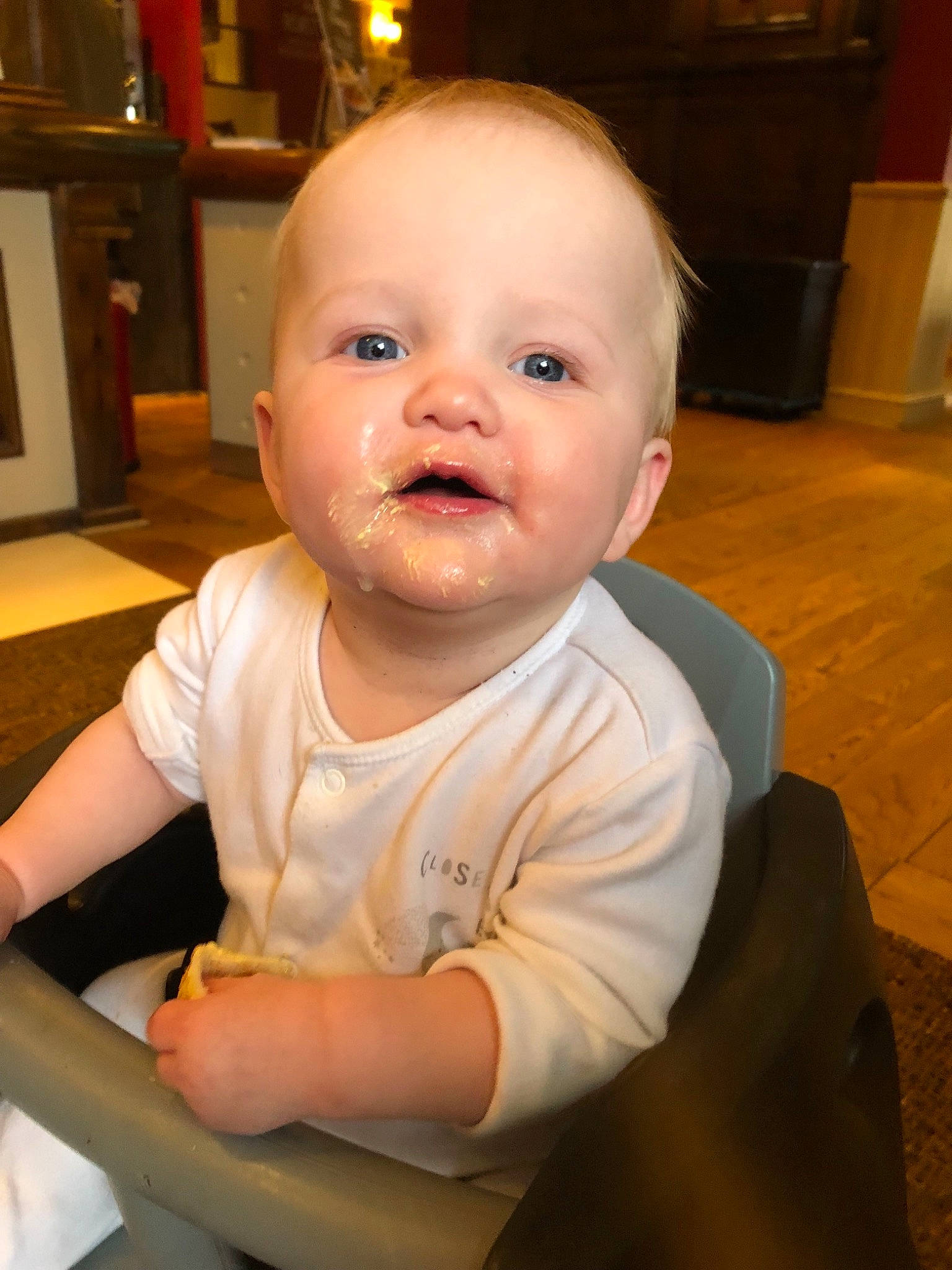 Harleen &amp; Sydney joined the competition — help win amazing prizes! baby, cheek, child, chin, face, facial_expression, laugh, person, sitting, skin, smile, toddler