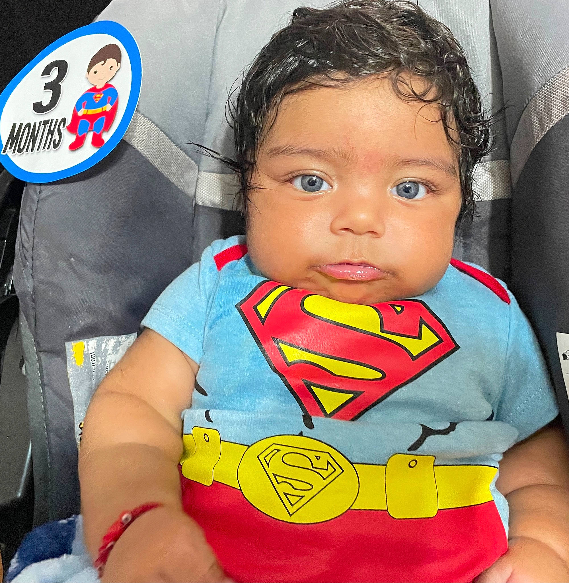 Kyro joined the competition — help win amazing prizes! arm, baby, baby_products, baby_toddler_clothing, cheek, child, chin, cool, fun, hairstyle, happy, mouth, neck, nose, person, red, sitting, sleeve, t_shirt, toddler
