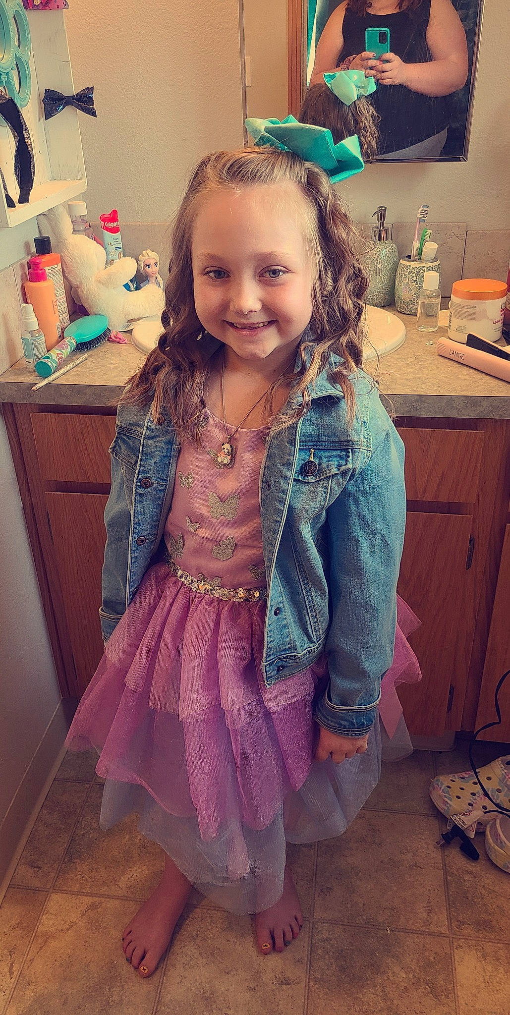 Matilyn joined the competition — help win amazing prizes! baby_toddler_clothing, beauty, cool, drawer, dress, fashion_design, happy, joy, long_hair, person, photograph, pink, purple, skin, sleeve, smile, snapshot, t_shirt, textile, toddler