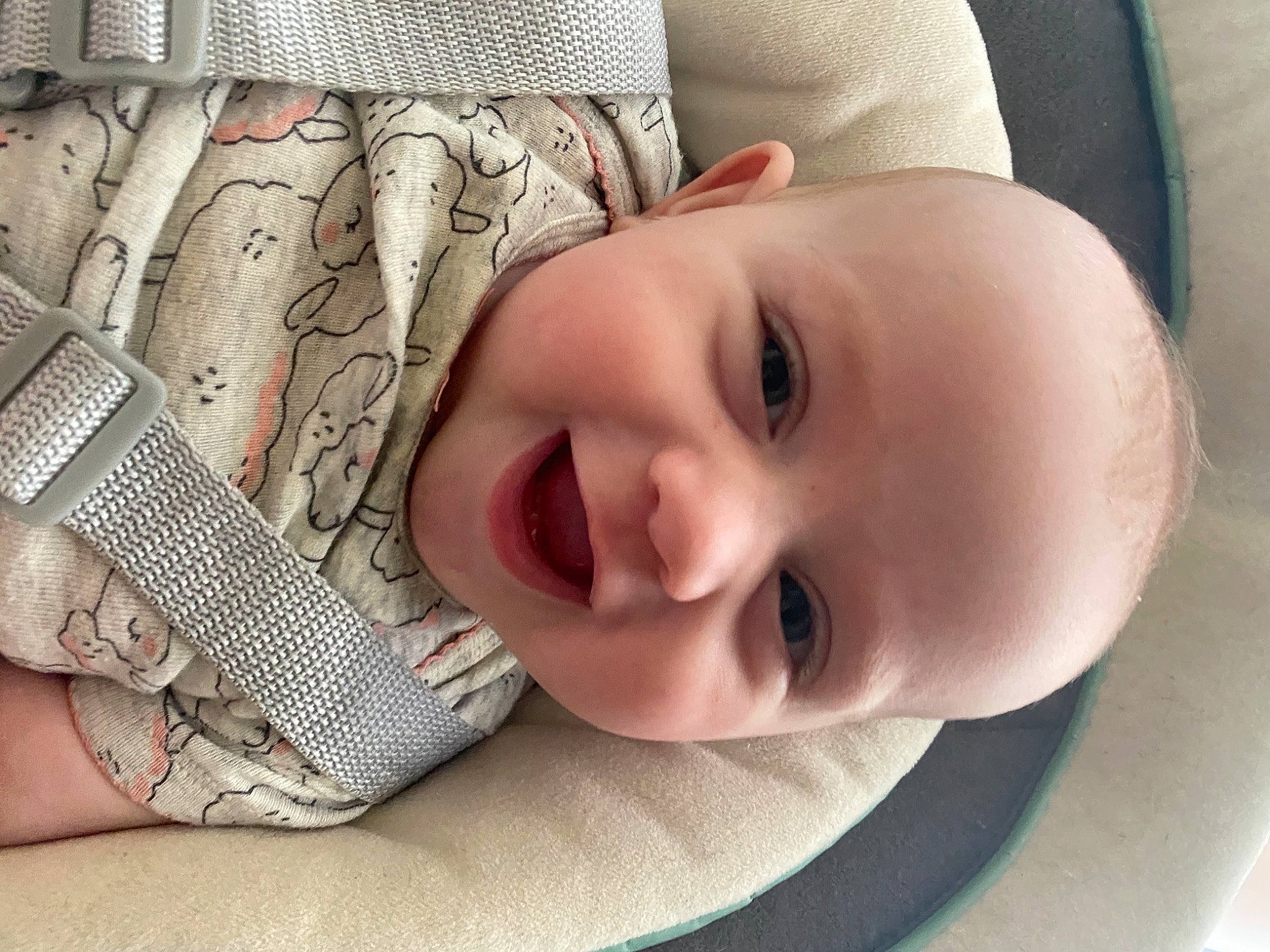 Kora joined the competition — help win amazing prizes! baby, cheek, comfort, eyebrow, finger, gesture, happy, head, human, iris, lip, mammal, mouth, nose, person, skin, sleeve, smile, textile, white