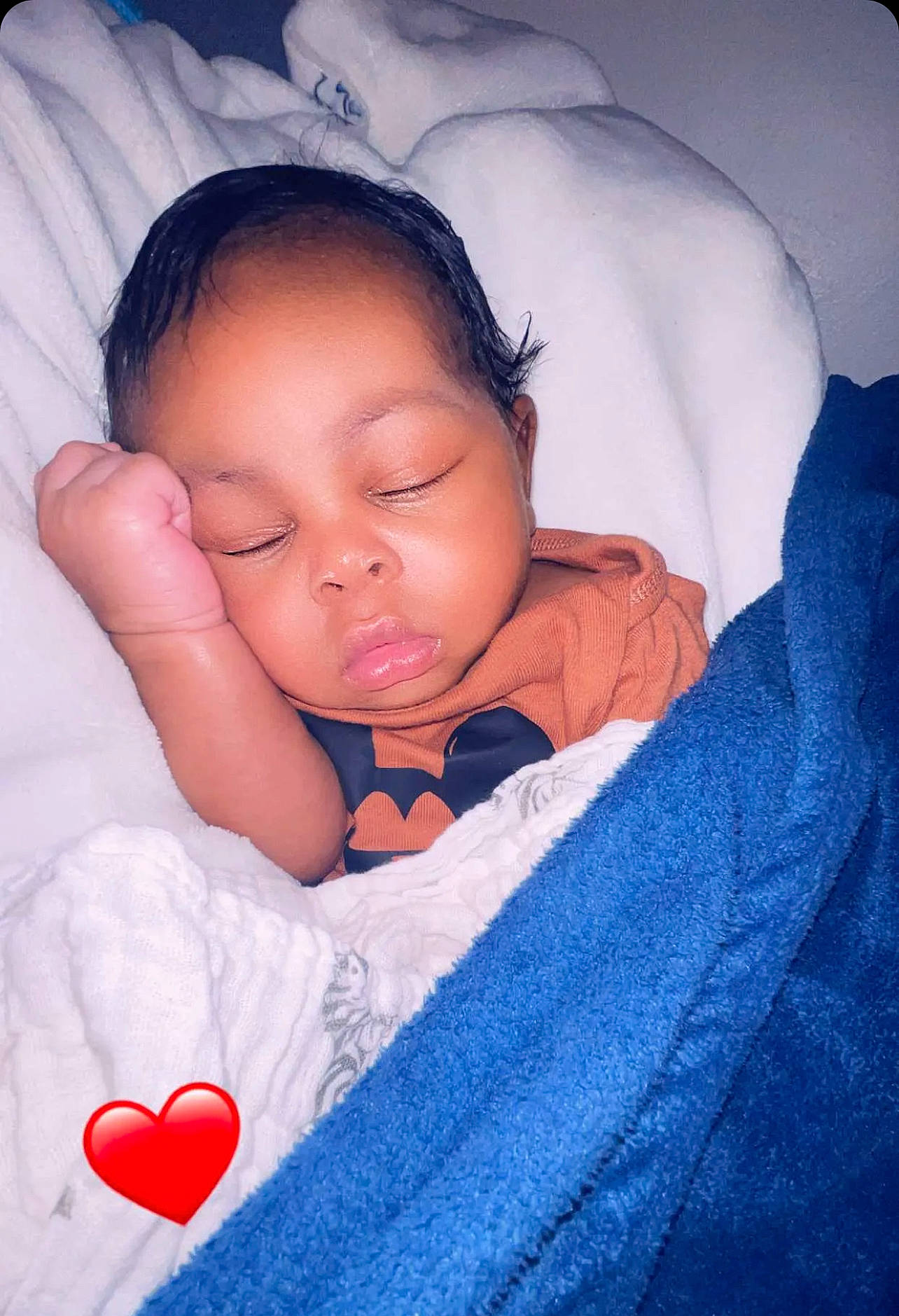 Jesiah joined the competition — help win amazing prizes! arm, baby, baby_sleeping, baby_toddler_clothing, blue, cheek, comfort, eye, finger, flash_photography, hand, happy, human_body, iris, linens, mouth, nose, person, skin, textile