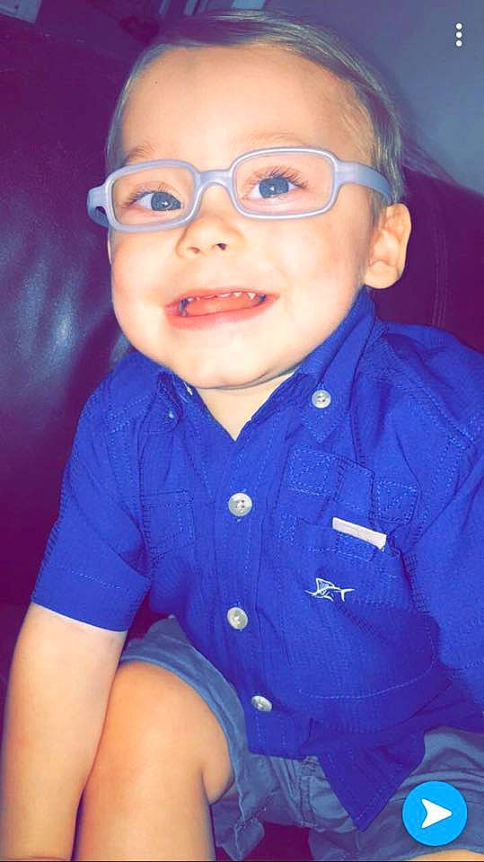 Brayton joined the competition — help win amazing prizes! cheek, child, chin, cool, eyebrow, eyewear, face, forehead, fun, glasses, head, joy, lip, nose, person, portrait, skin, smile, toddler, vision_care