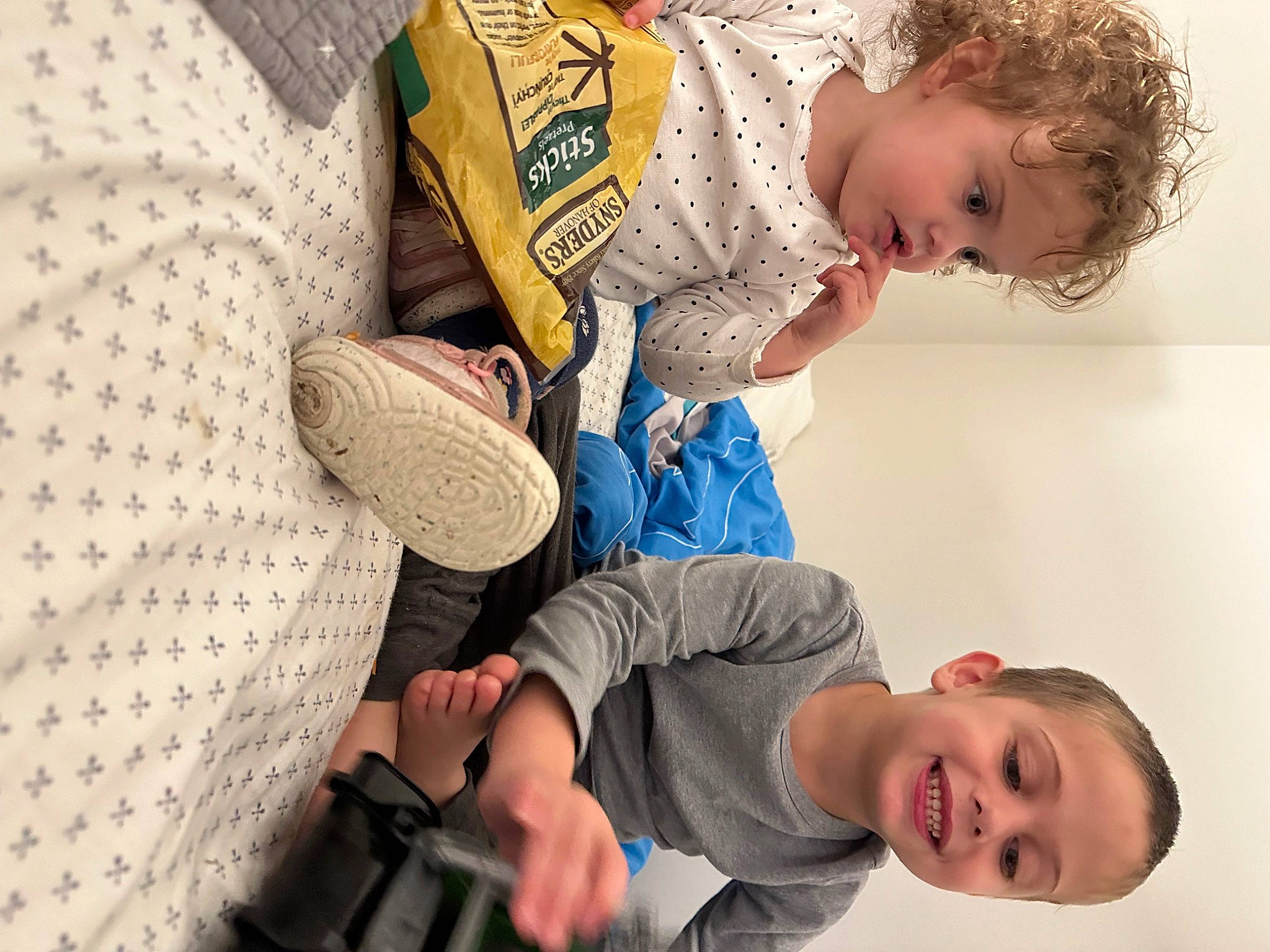 Giuliana joined the competition — help win amazing prizes! baby, baby_toddler_clothing, child, comfort, elbow, face, fun, gesture, hand, happy, hat, human_body, joint, joy, leisure, pattern, person, room, sitting, smile