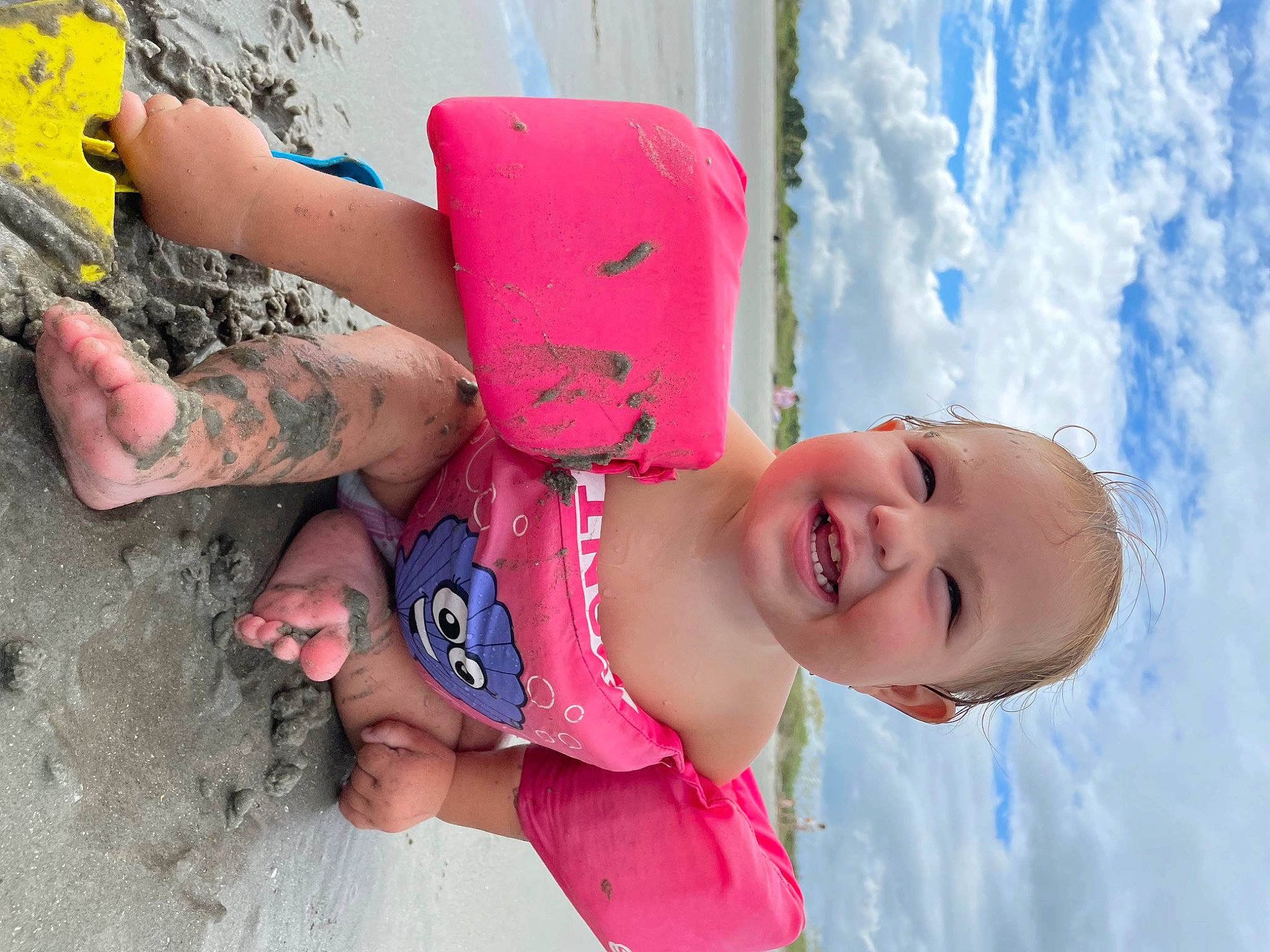 Alivia joined the competition — help win amazing prizes! beauty, bouldering, child, climbing, climbing_hold, fun, happy, hat, human_leg, joy, leisure, person, pink, play, recreation, sand, sky, smile, sport_climbing, thigh