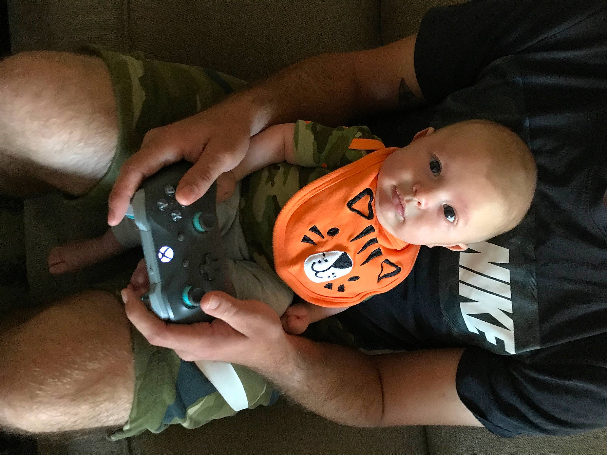 Bellamy is registered to the contest to win money with this photo: arm, baby, child, finger, hand, mouth, nail, person, toddler