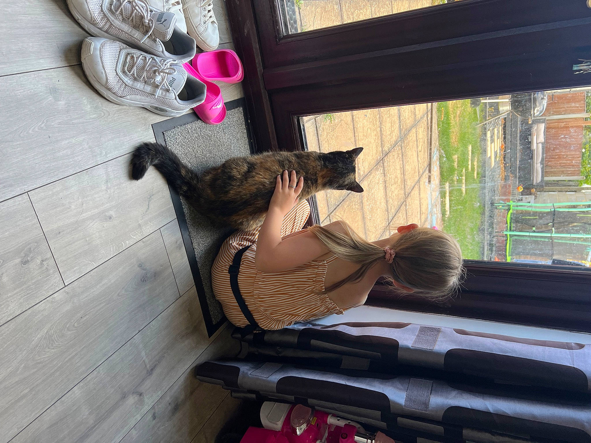 Willow joined the competition — help win amazing prizes! auto_part, automotive_exterior, automotive_window_part, car, carmine, dress, fawn, foot, fur, hat, human_leg, machine, magenta, motor_vehicle, t_shirt, tints_and_shades, tree, vehicle_door, walking_shoe, window