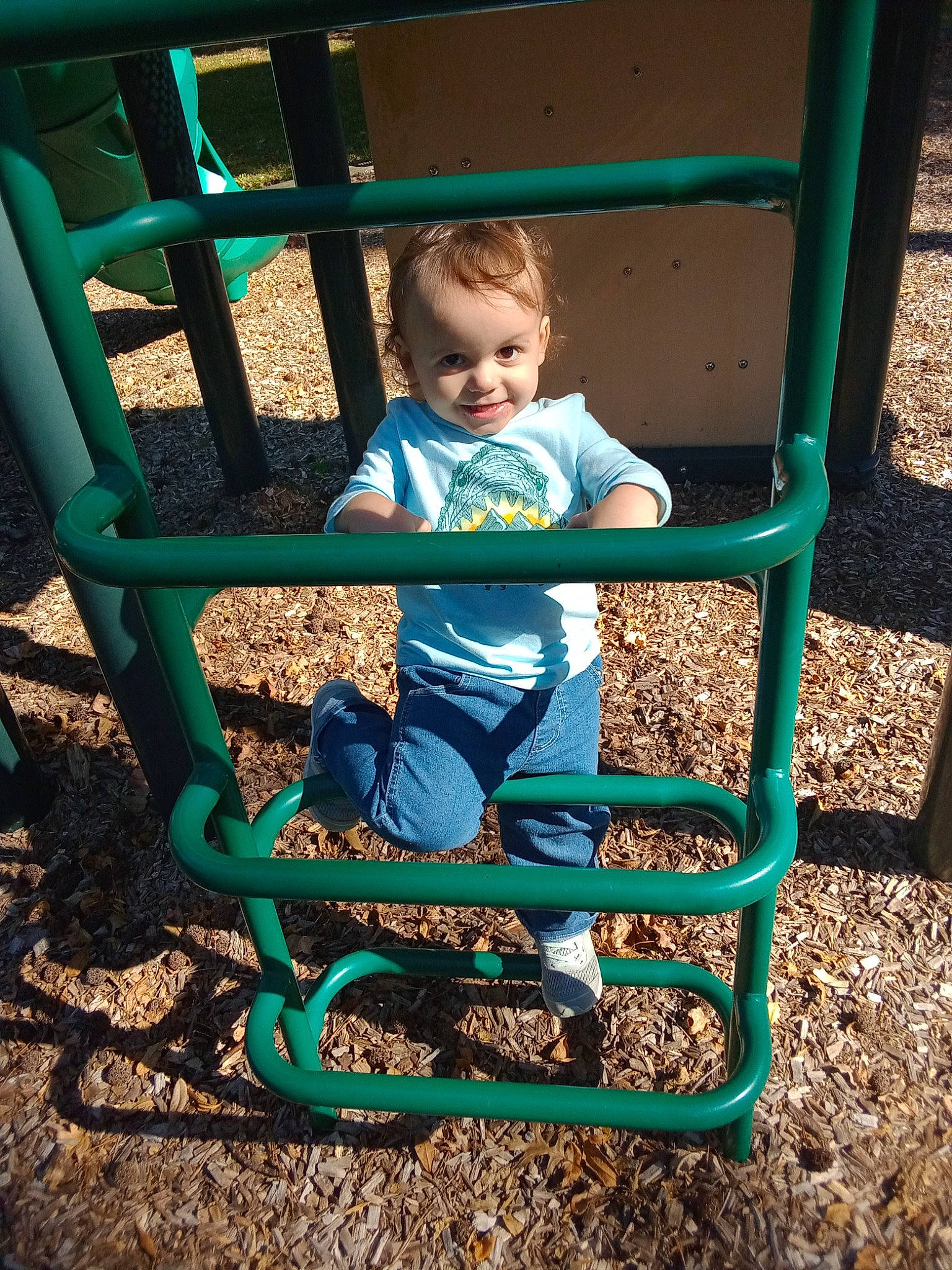 Owen Ernest joined the competition — help win amazing prizes! baby, baby_toddler_clothing, child, city, electric_blue, fun, grass, green, happy, joy, leisure, outdoor_play_equipment, people_in_nature, person, play, playground, recreation, sitting, smile, tints_and_shades