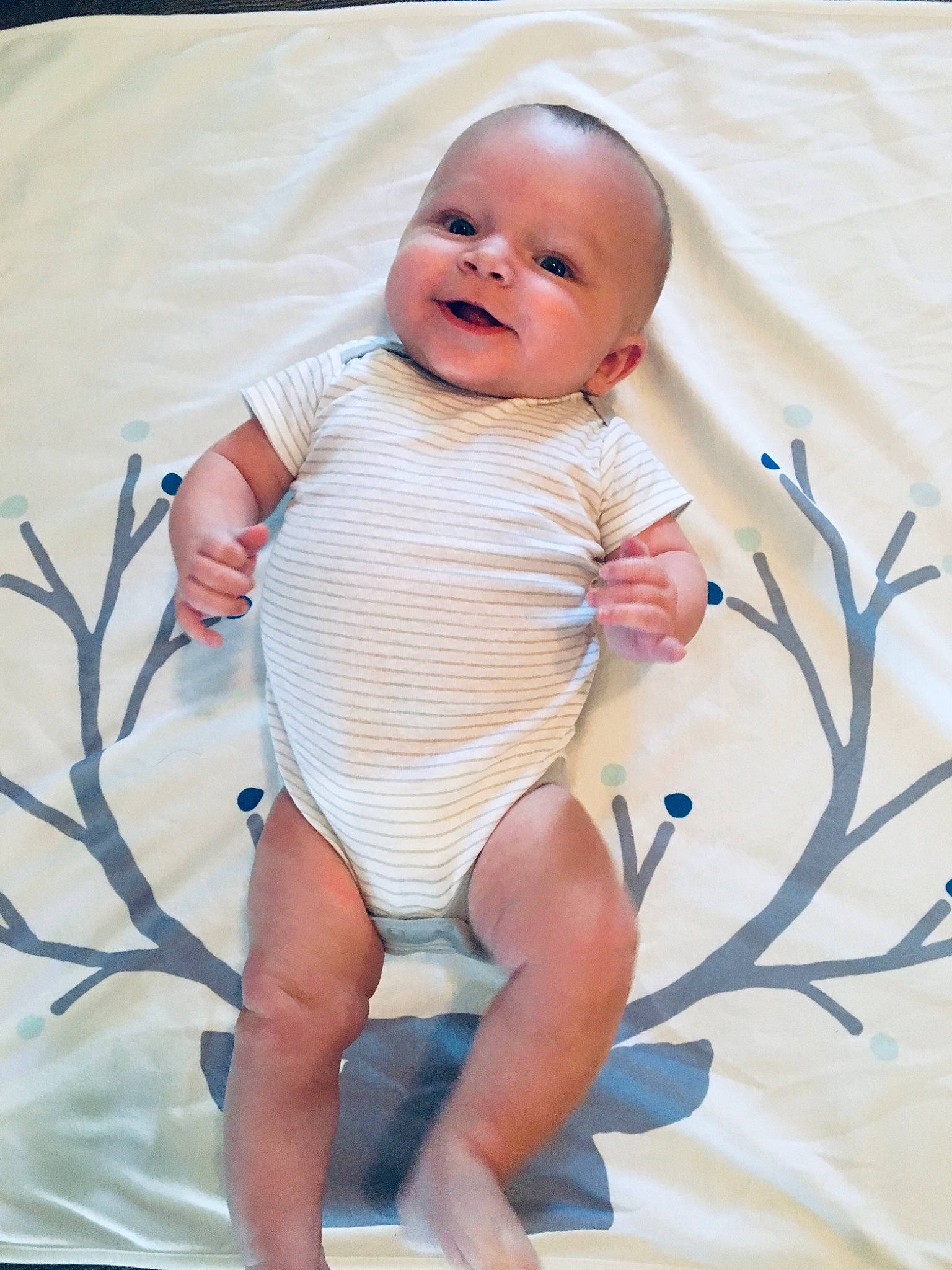 Keelan joined the competition — help win amazing prizes! baby, baby_products, baby_toddler_clothing, child, person, product, skin, smile, toddler