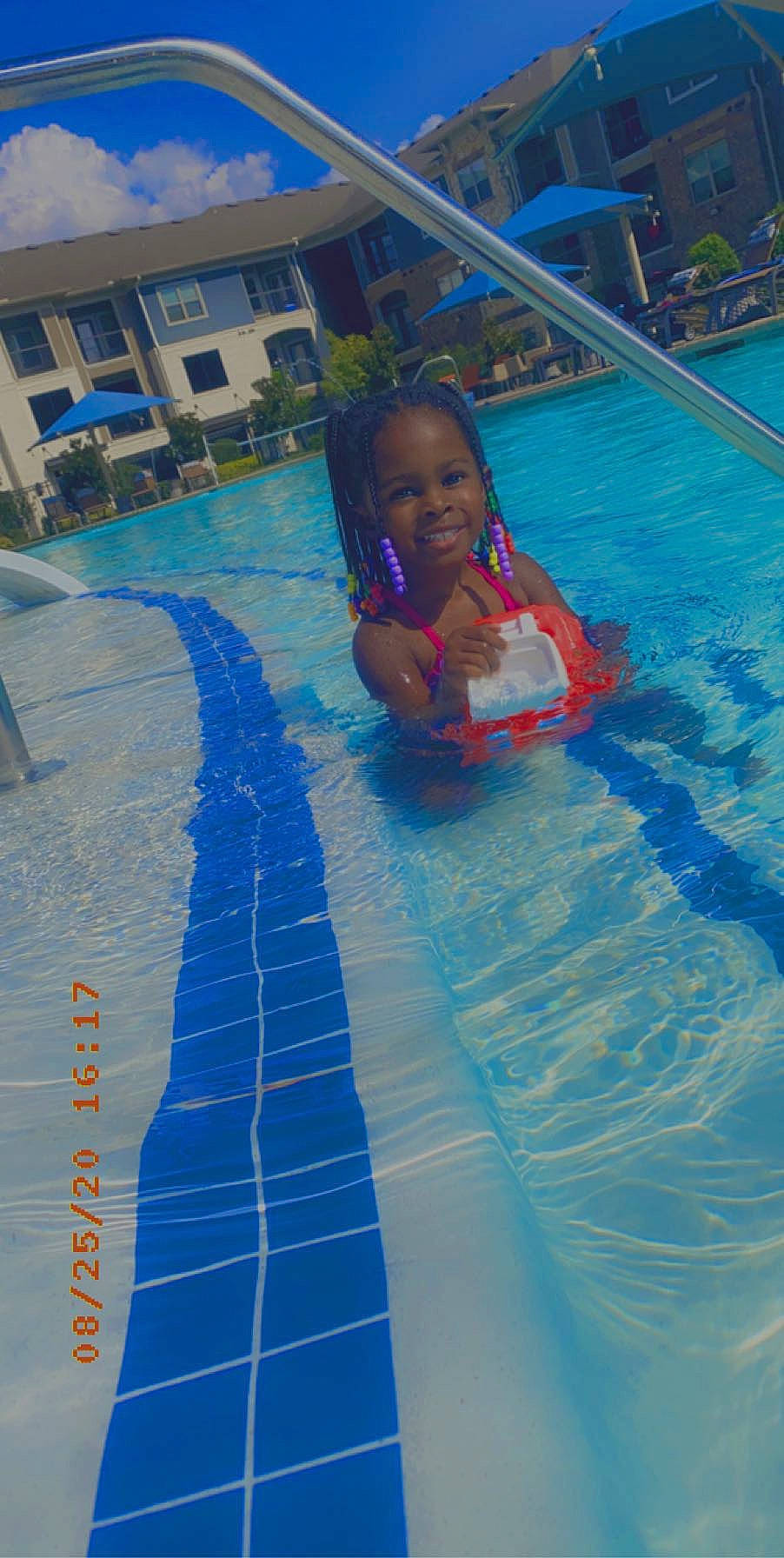 Taylor is registered to the contest to win money with this photo: child, fun, games, joy, leisure, leisure_centre, person, play, recreation, swimming_pool, toddler, vacation, water_park