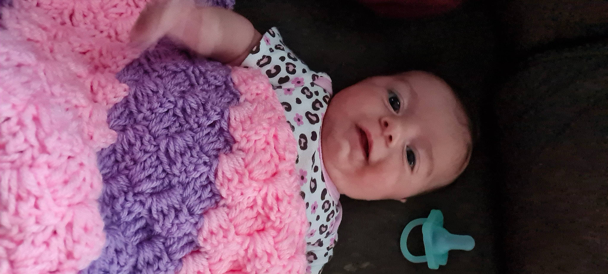 Ariyah is registered to the contest to win money with this photo: baby, baby_toddler_clothing, cheek, child, eyelash, finger, headwear, iris, lip, magenta, nail, nose, pattern, person, petal, pink, skin, smile, textile, toddler