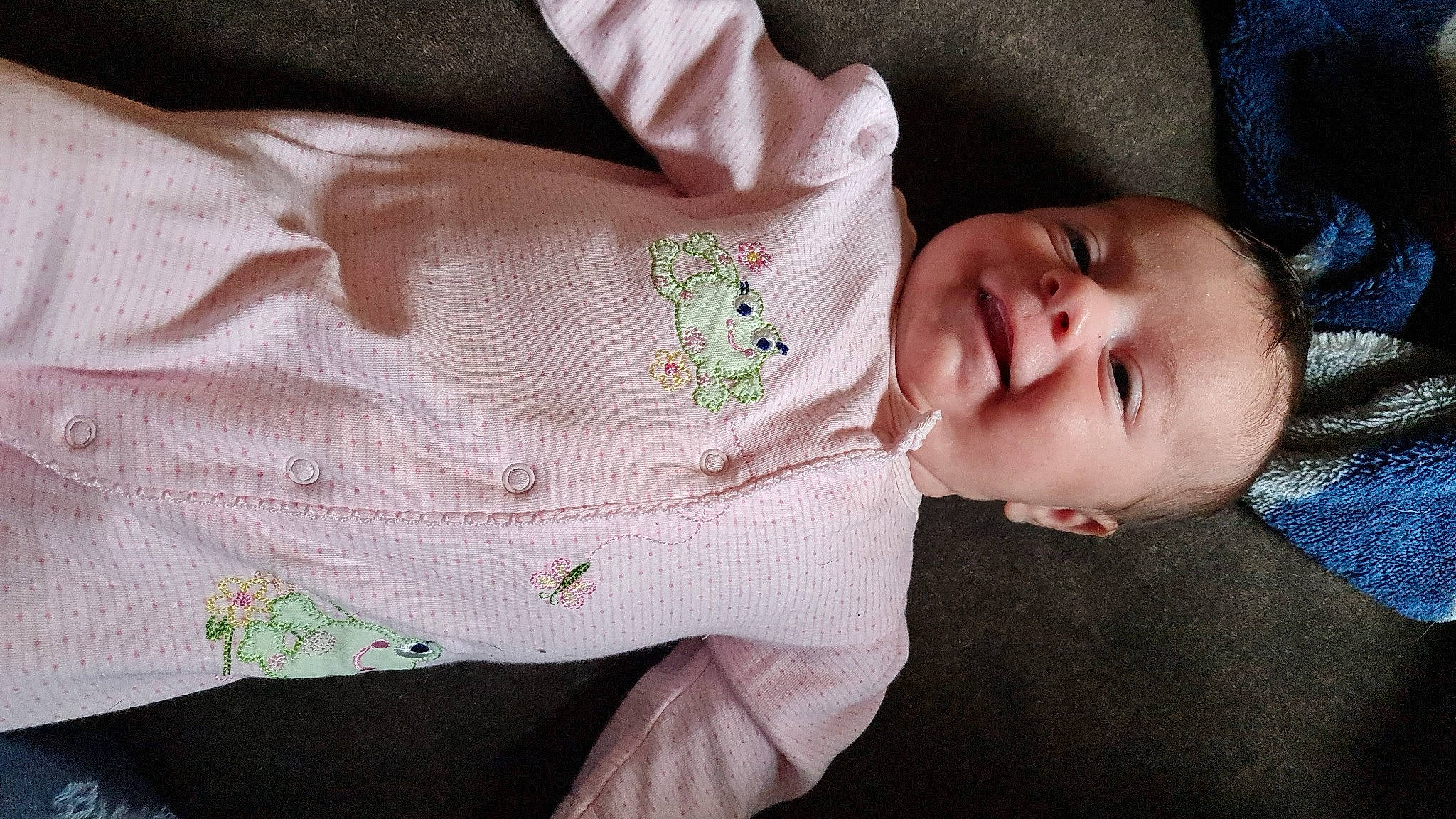 Ariyah joined the competition — help win amazing prizes! baby, baby_products, baby_toddler_clothing, cheek, child, collar, comfort, dress_shirt, linens, nose, pattern, person, sitting, skin, sleeve, smile, textile, toddler, tree, wool