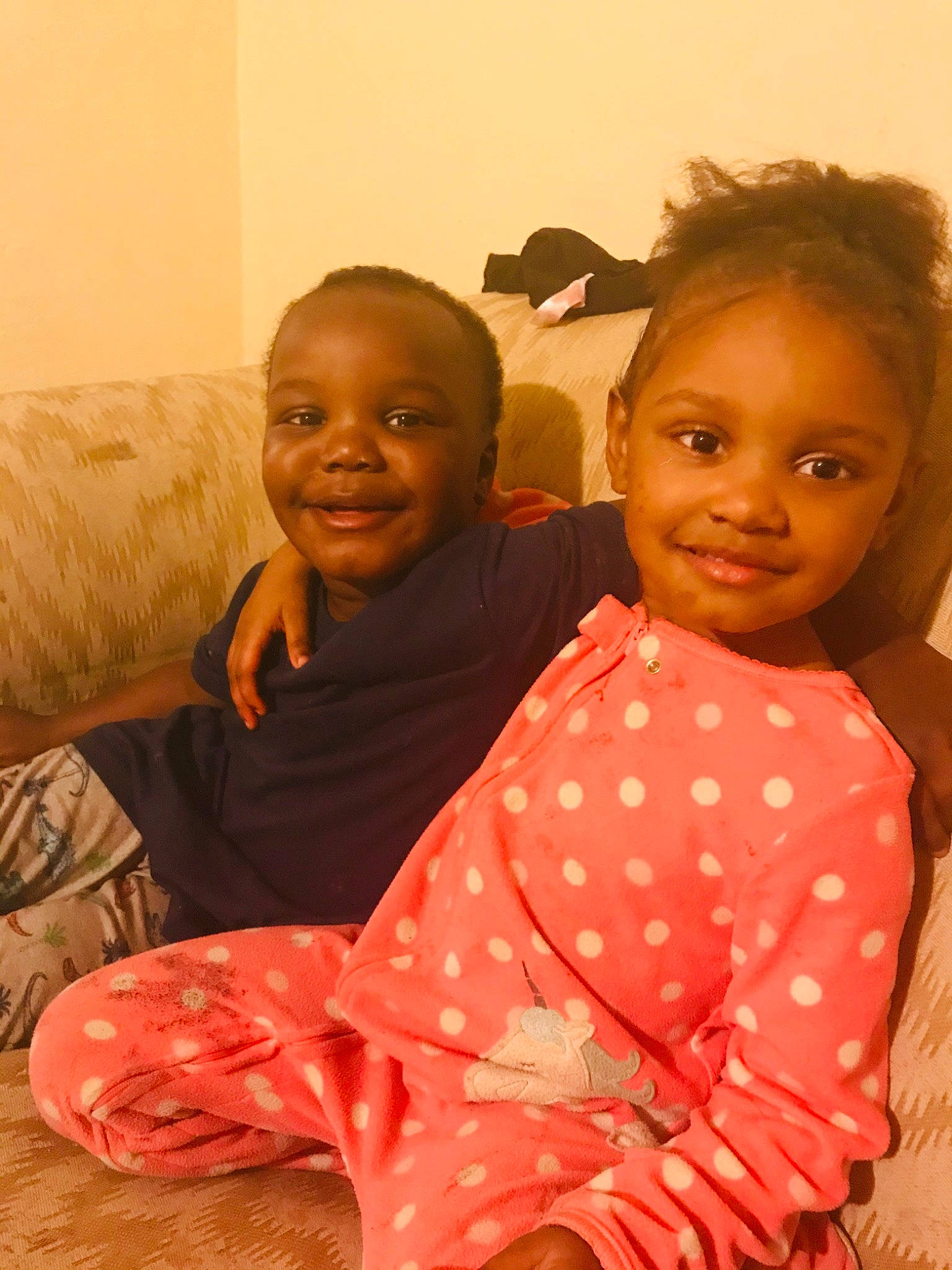 Aubrie is registered to the contest to win money with this photo: cheek, child, face, head, joy, person, pink, sitting, skin, smile, toddler