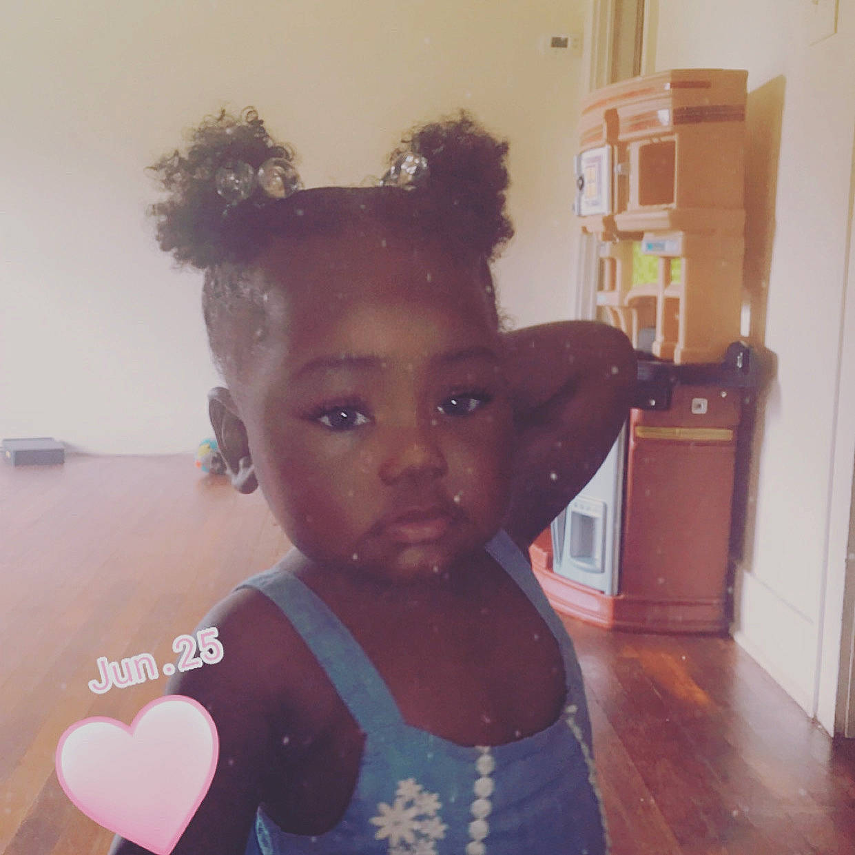 Aniyah is registered to the contest to win money with this photo: afro, black_hair, child, cool, ear, eye, eyebrow, face, forehead, hair, hairstyle, head, lip, person, photography, selfie, skin, smile, toddler