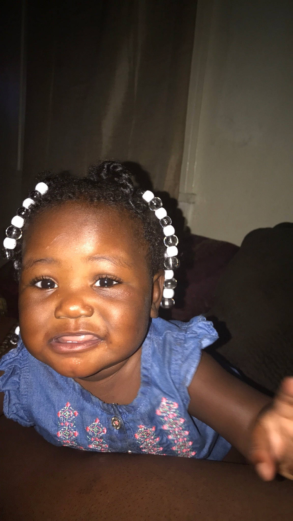 Aniyah is registered to the contest to win money with this photo: adaptation, black, black_hair, braid, cheek, child, cornrows, face, forehead, fun, hair, hairstyle, head, joy, lip, people, person, s_curl, skin, smile