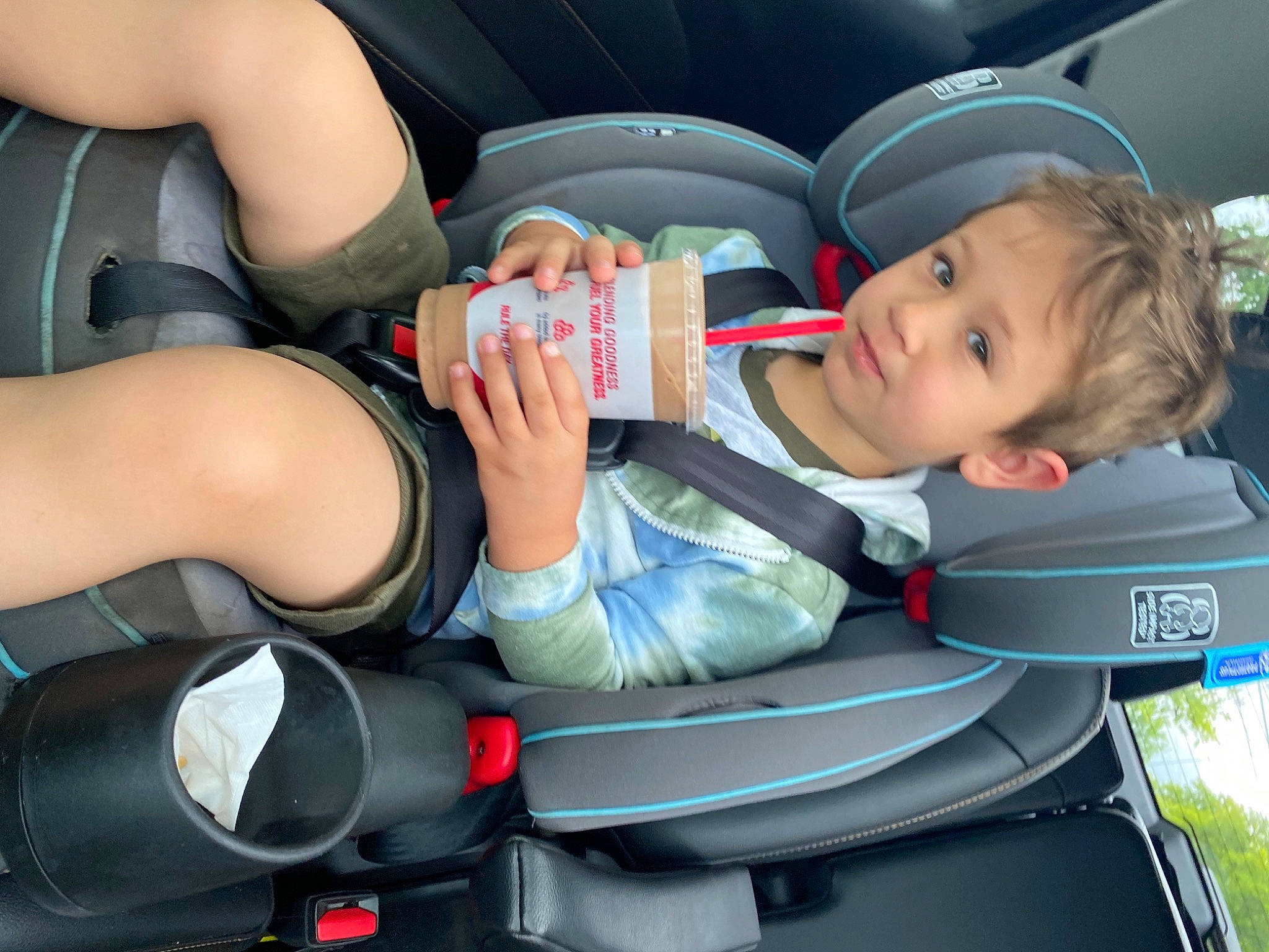 Luke is registered to the contest to win money with this photo: auto_part, automotive_design, baby, baby_carriage, baby_in_car_seat, baby_products, car_seat, child, comfort, head_restraint, human_leg, motor_vehicle, person, seat_belt, service, steering_wheel, thigh, toddler, vehicle, vehicle_door