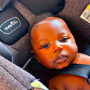 Ahdyssea is registered to the contest to win money with this photo: baby, car_seat, evenflo, infant, child, seatbelt, face, portrait, closeup, indoor, person, young_child, seat, baby_carrier, child_safety, cute, infant_face, head, small_child, baby_boy