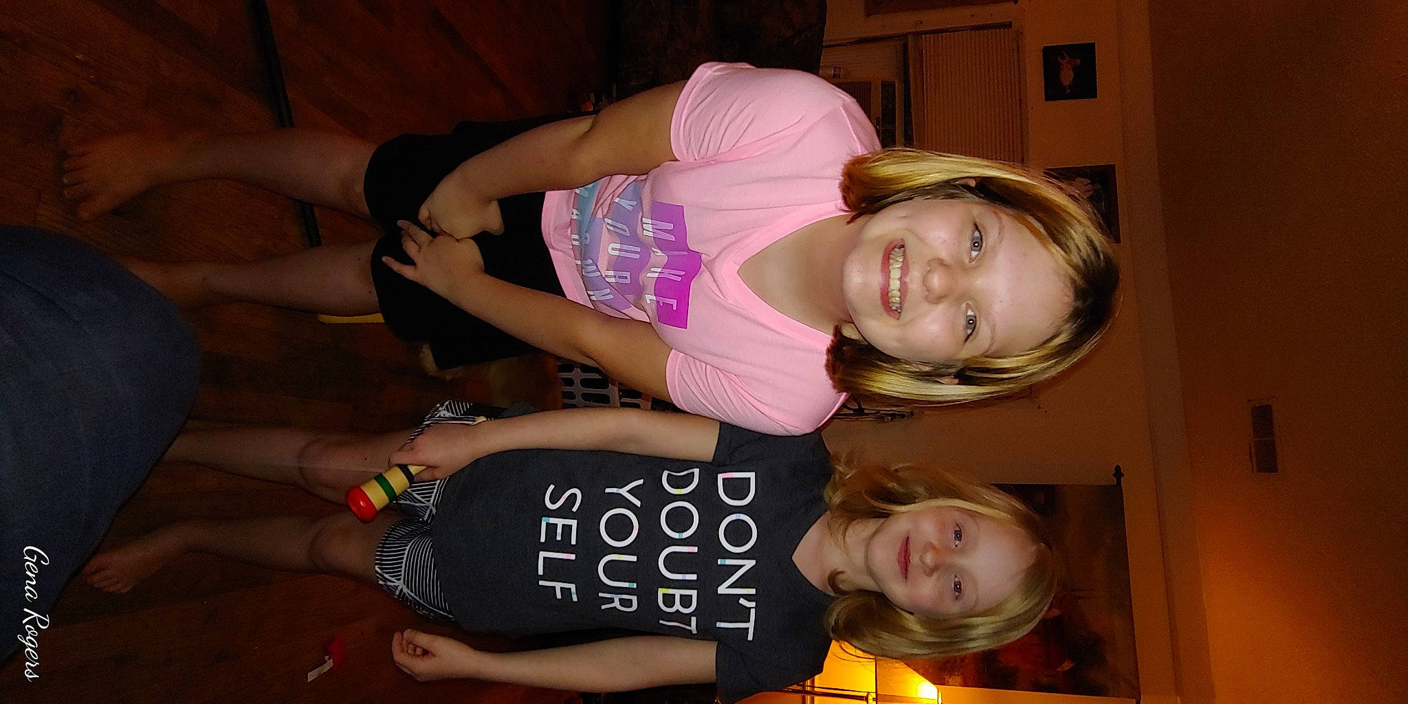 Randi is registered to the contest to win money with this photo: joy, person