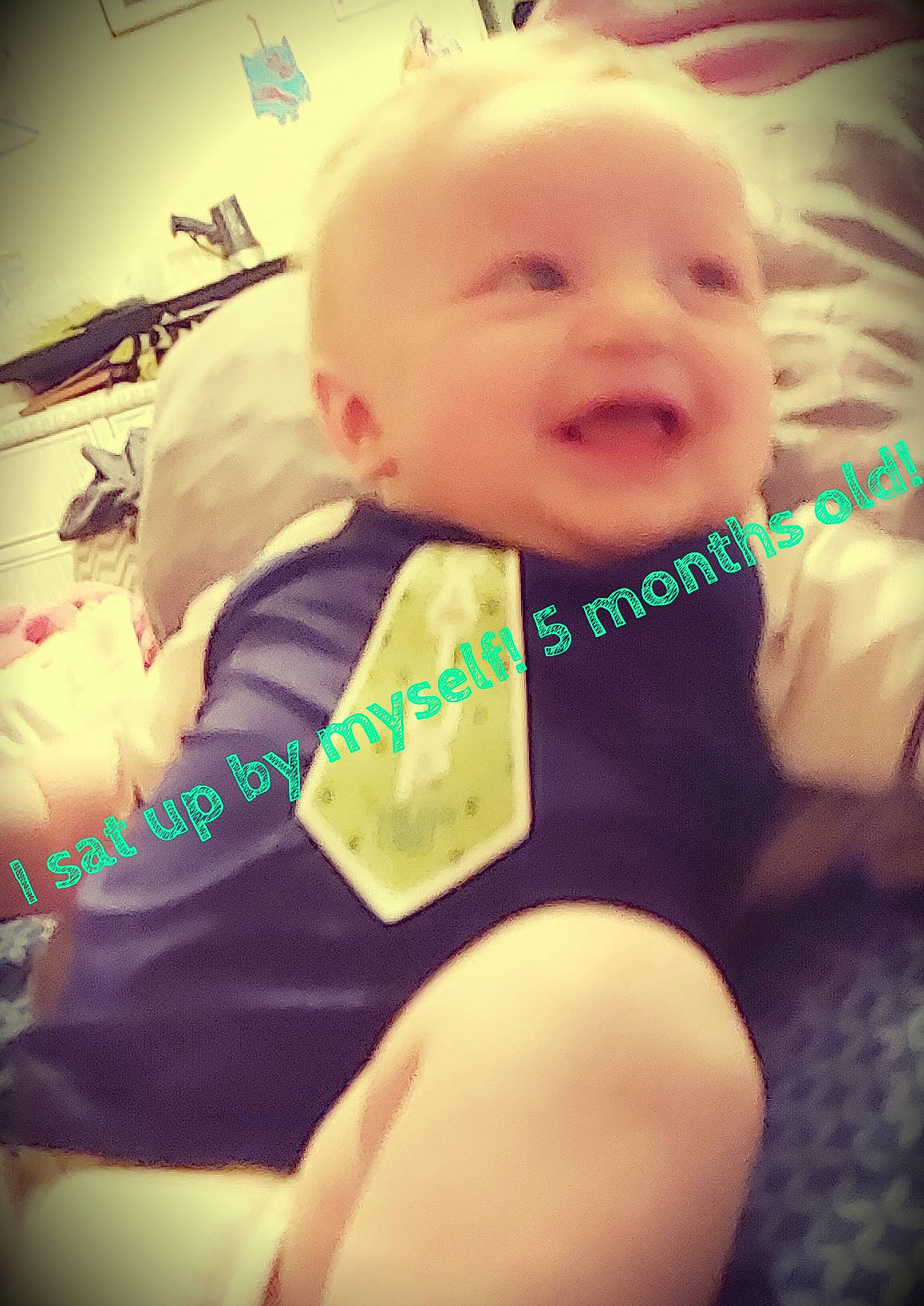 Destin is registered to the contest to win money with this photo: baby, baby_toddler_clothing, cheek, child, cool, eye, finger, head, mouth, nose, person, skin, smile, toddler