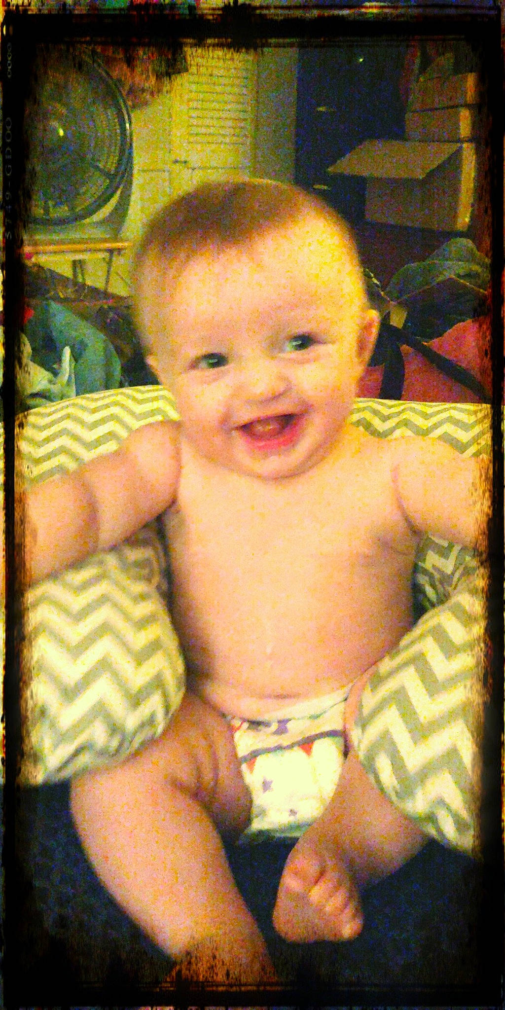 Destin is registered to the contest to win money with this photo: baby, cheek, child, eye, face, facial_expression, happy, head, iris, lip, mouth, muscle, person, skin, smile, toddler