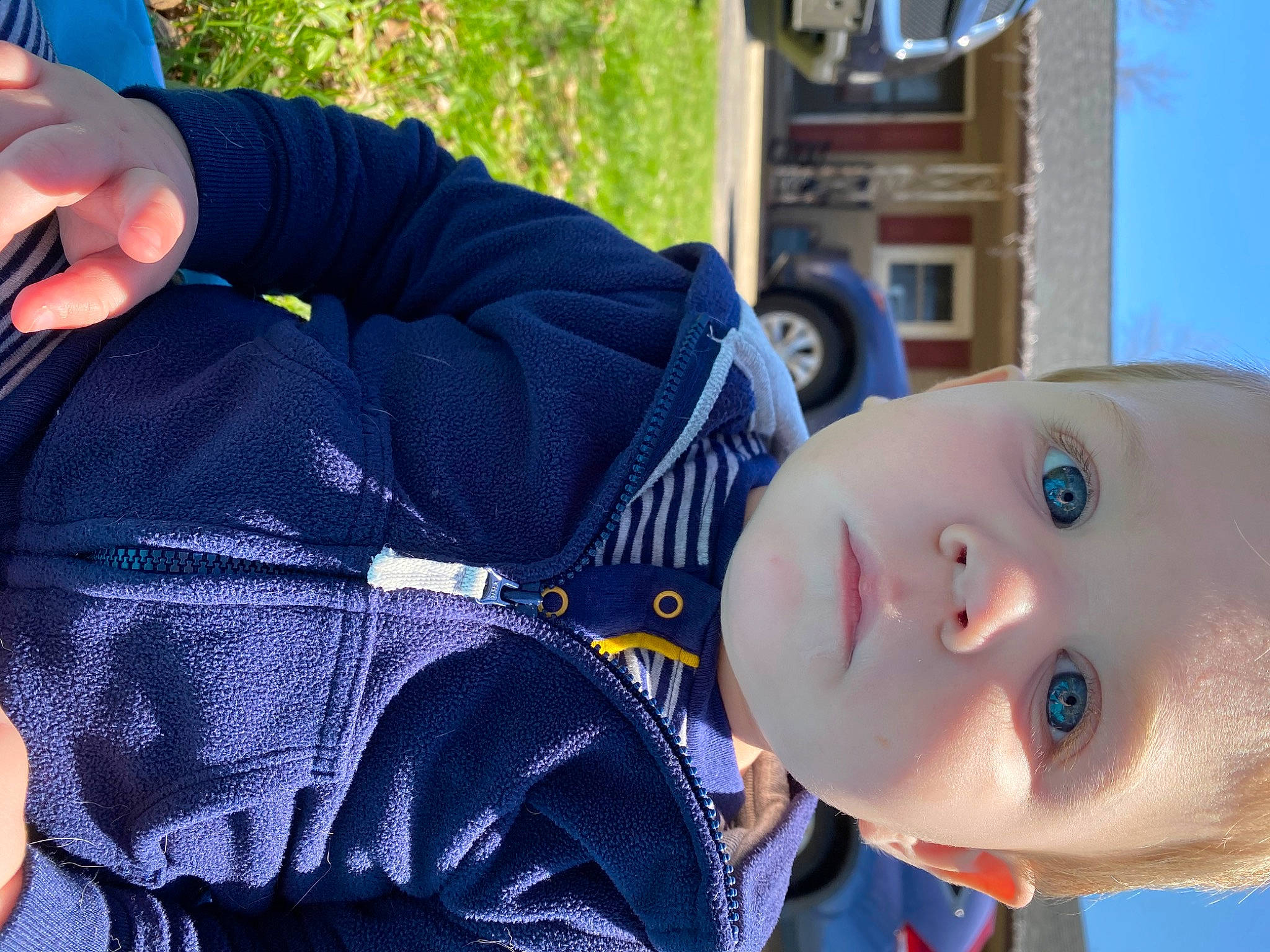 Chandler is registered to the contest to win money with this photo: baby, child, person, toddler