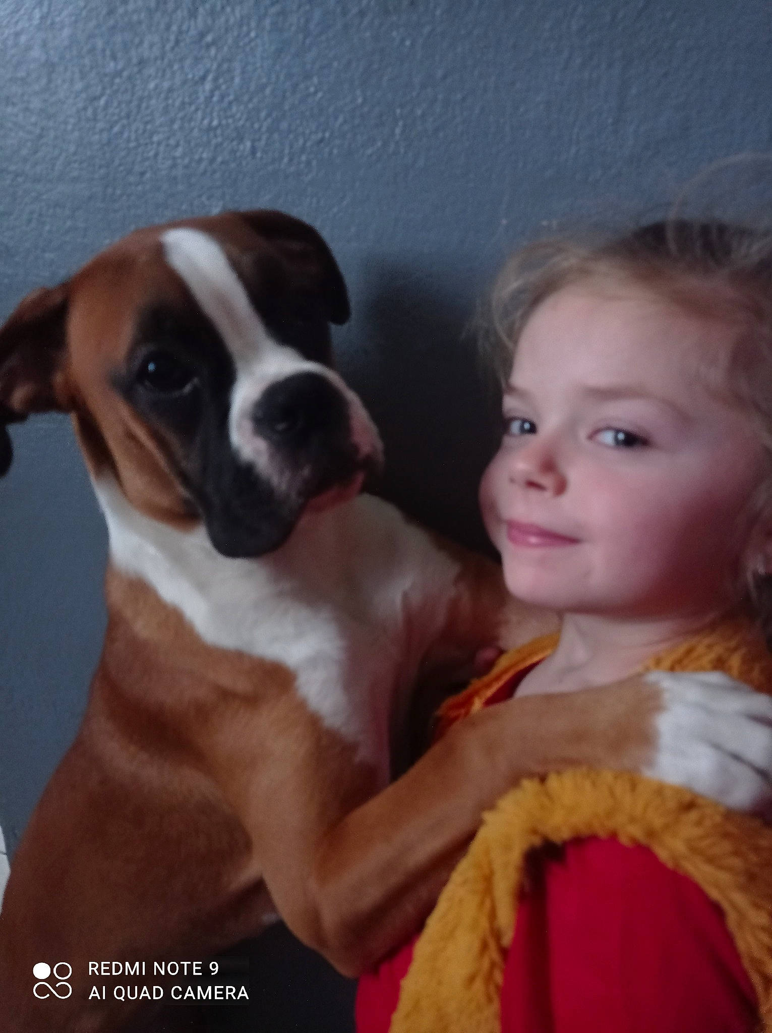 Channel a rejoint le concours — aidez-le/la à gagner de superbes lots ! boxer, carnivore, child, companion_dog, dog, dog_breed, eye, fawn, fur, guard_dog, happy, iris, molosser, peach, puppy_love, smile, toddler, whiskers, working_animal, working_dog