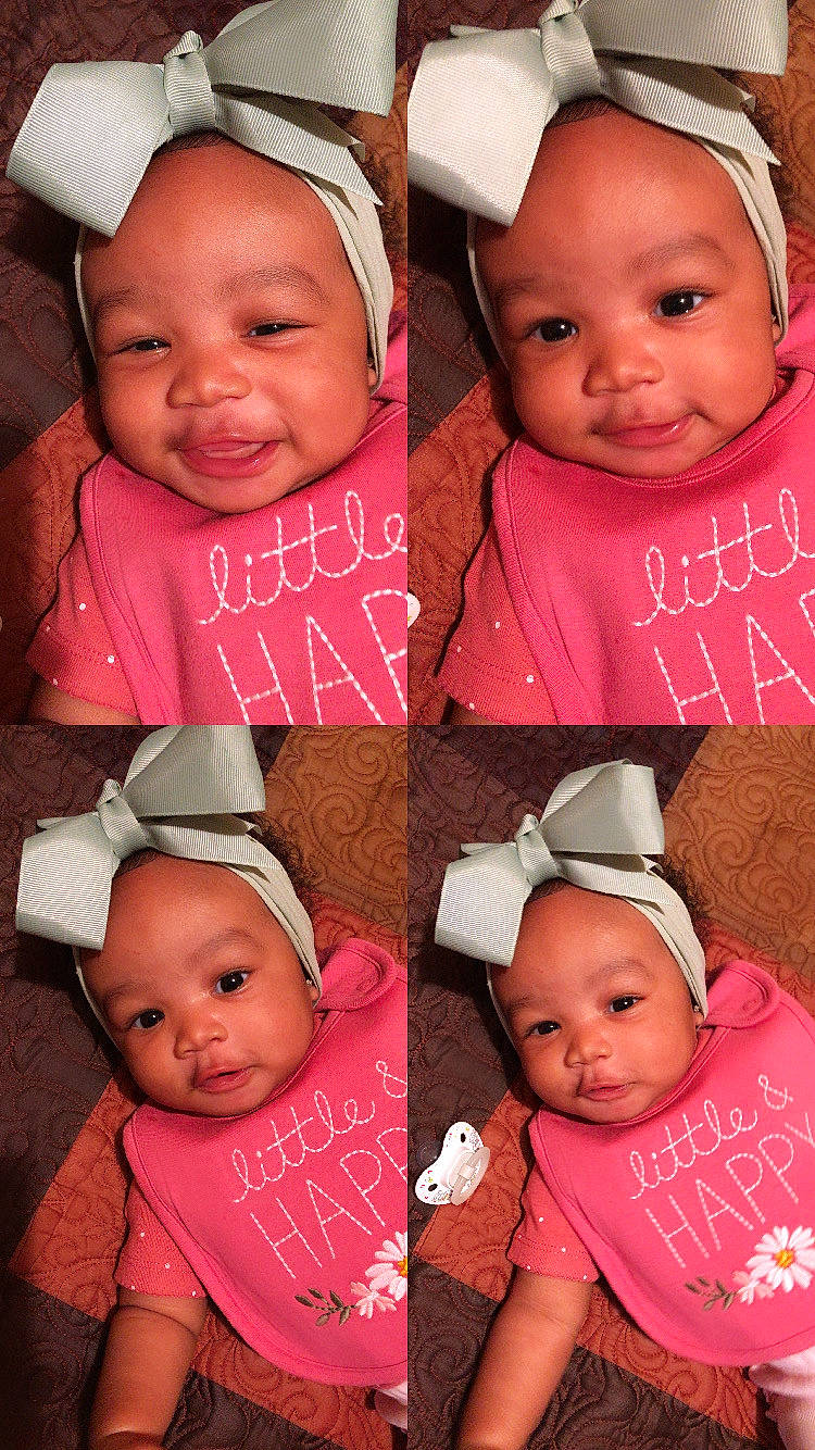 Jashiya is registered to the contest to win money with this photo: baby, cheek, chin, clothing, eye, eyebrow, face, facial_expression, forehead, head, human, lip, mouth, nose, organ, person, photograph, product, skin, smile